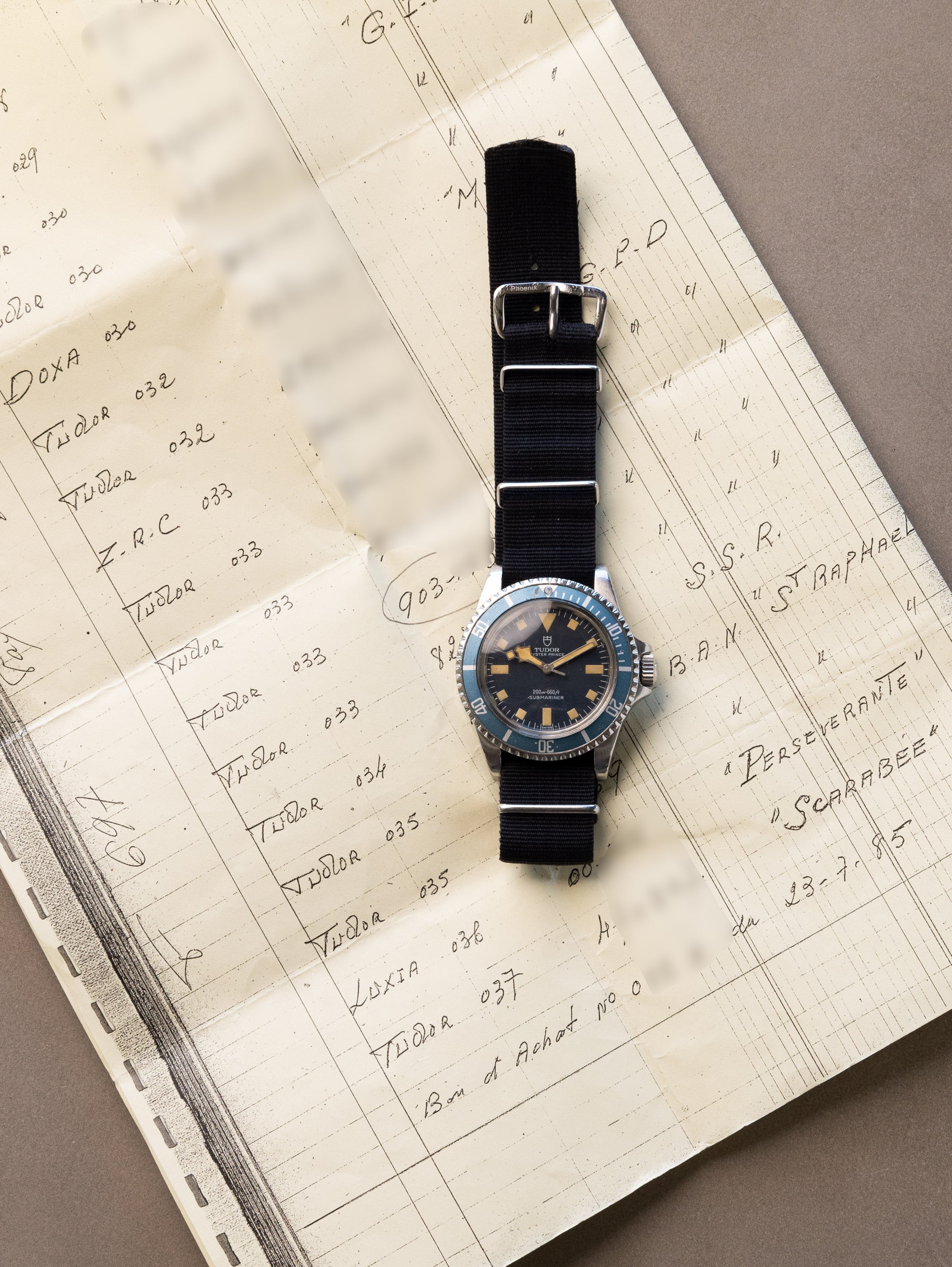 Tudor Submariner Ref. 94010 - Marine Nationale 'MN' Blue 'Snowflake' Military Issued