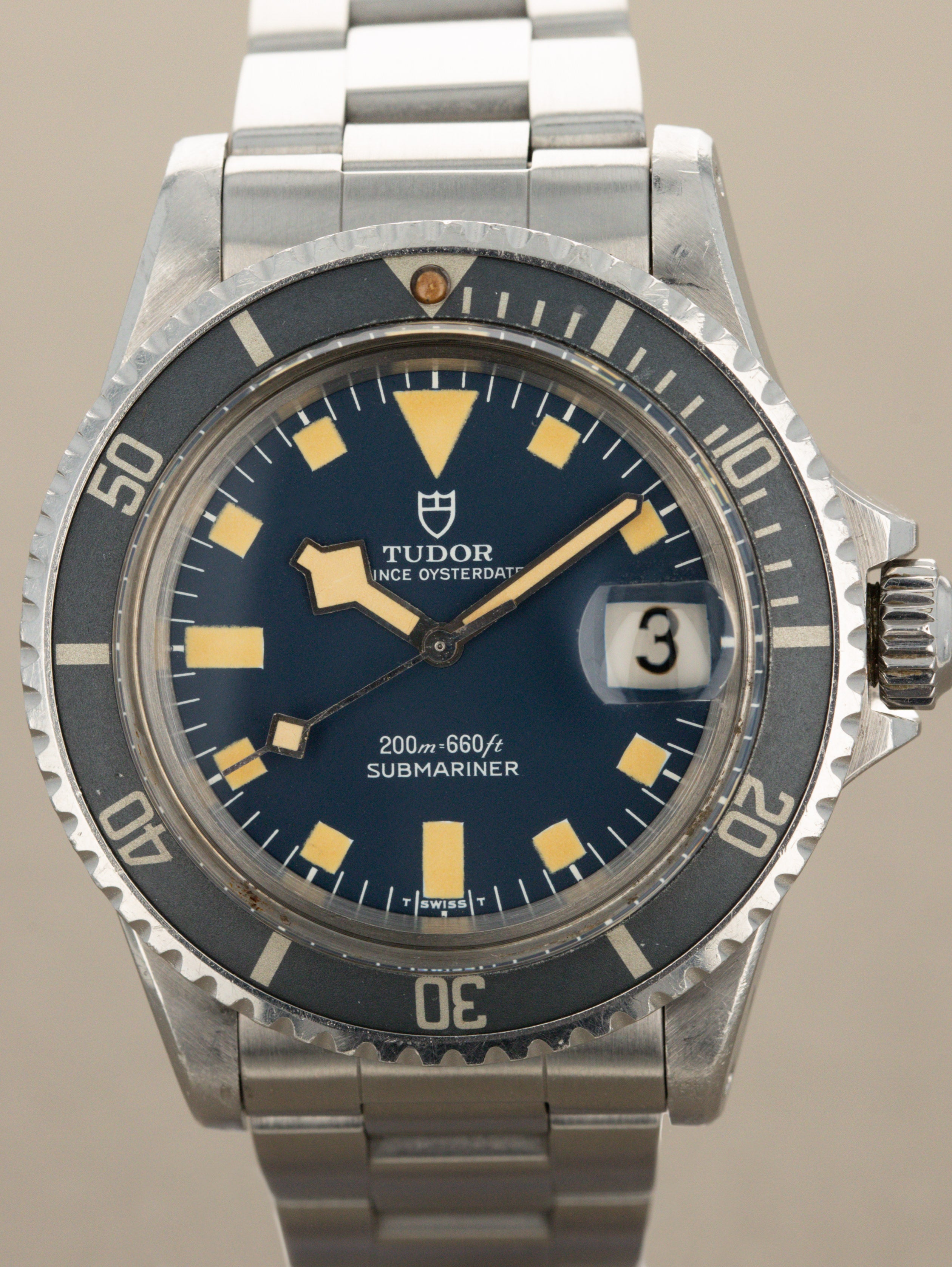 Tudor Submariner Ref. 94110 - Blue 'Snowflake' Unpolished