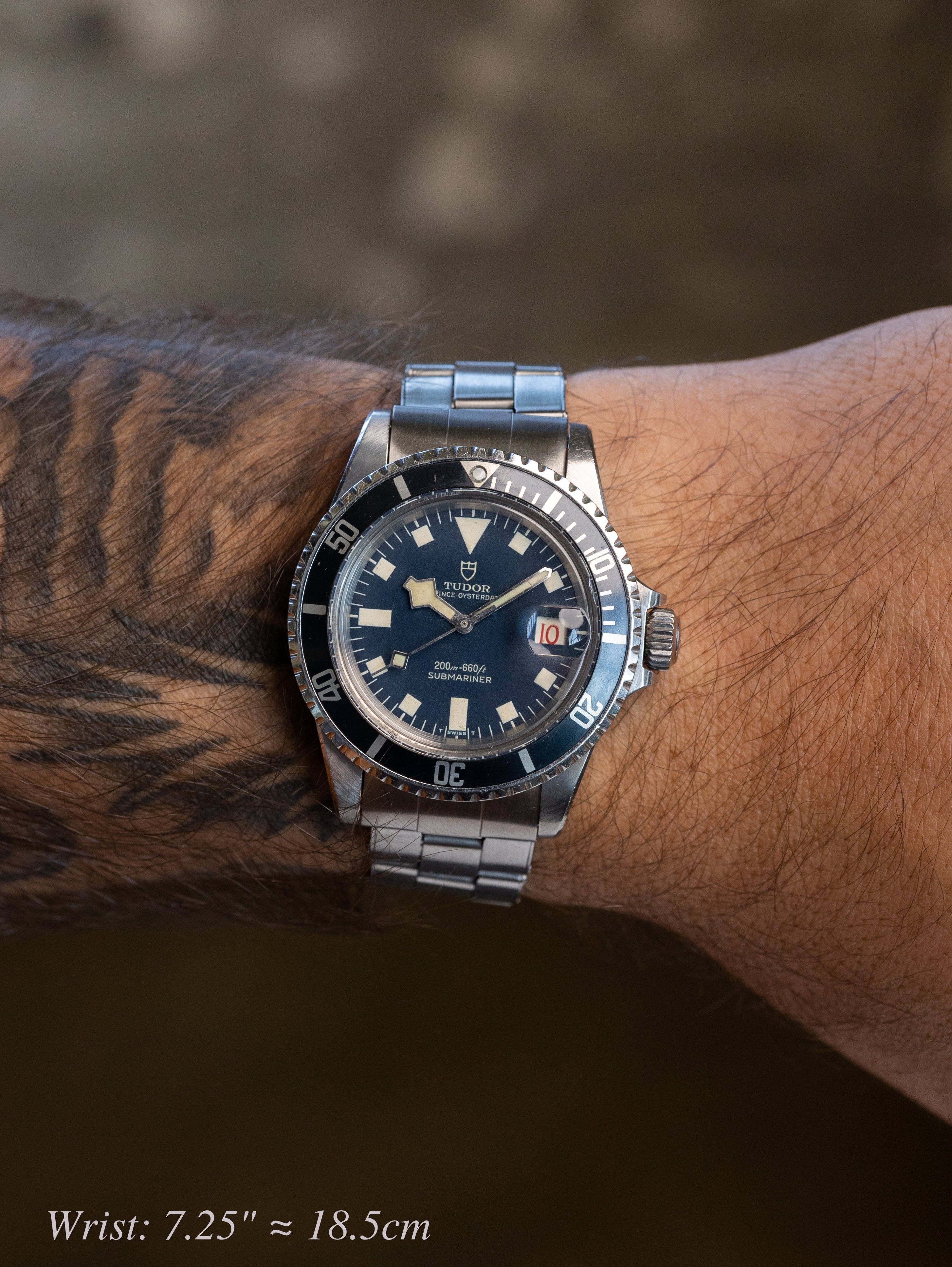 Tudor Submariner Ref. 7021/0 - Blue 'Snowflake Confetti Dial' With 'Roulette' Date