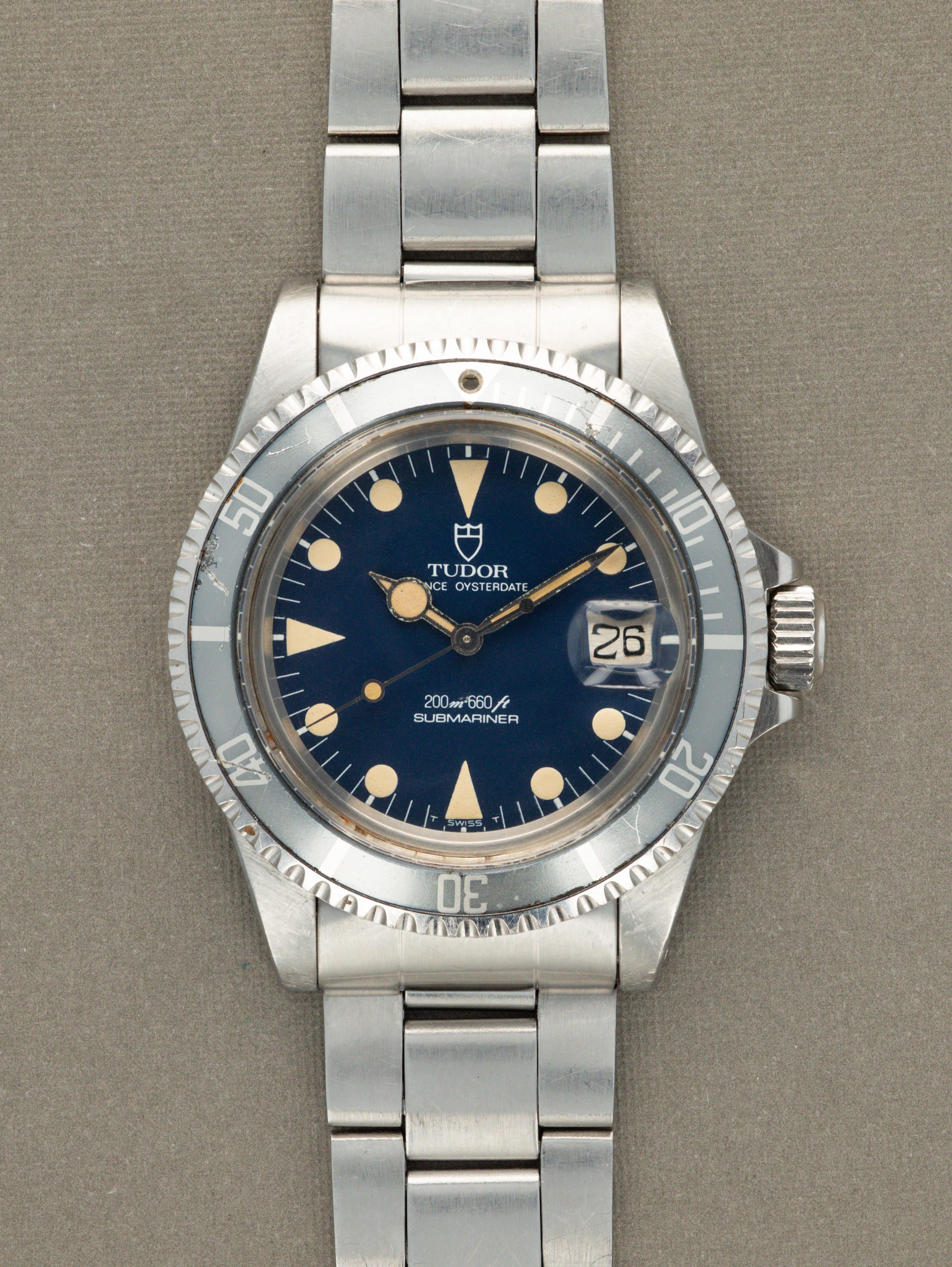 Tudor Submariner Date Ref. 76100 'Lollipop' - Blue Dial Unpolished