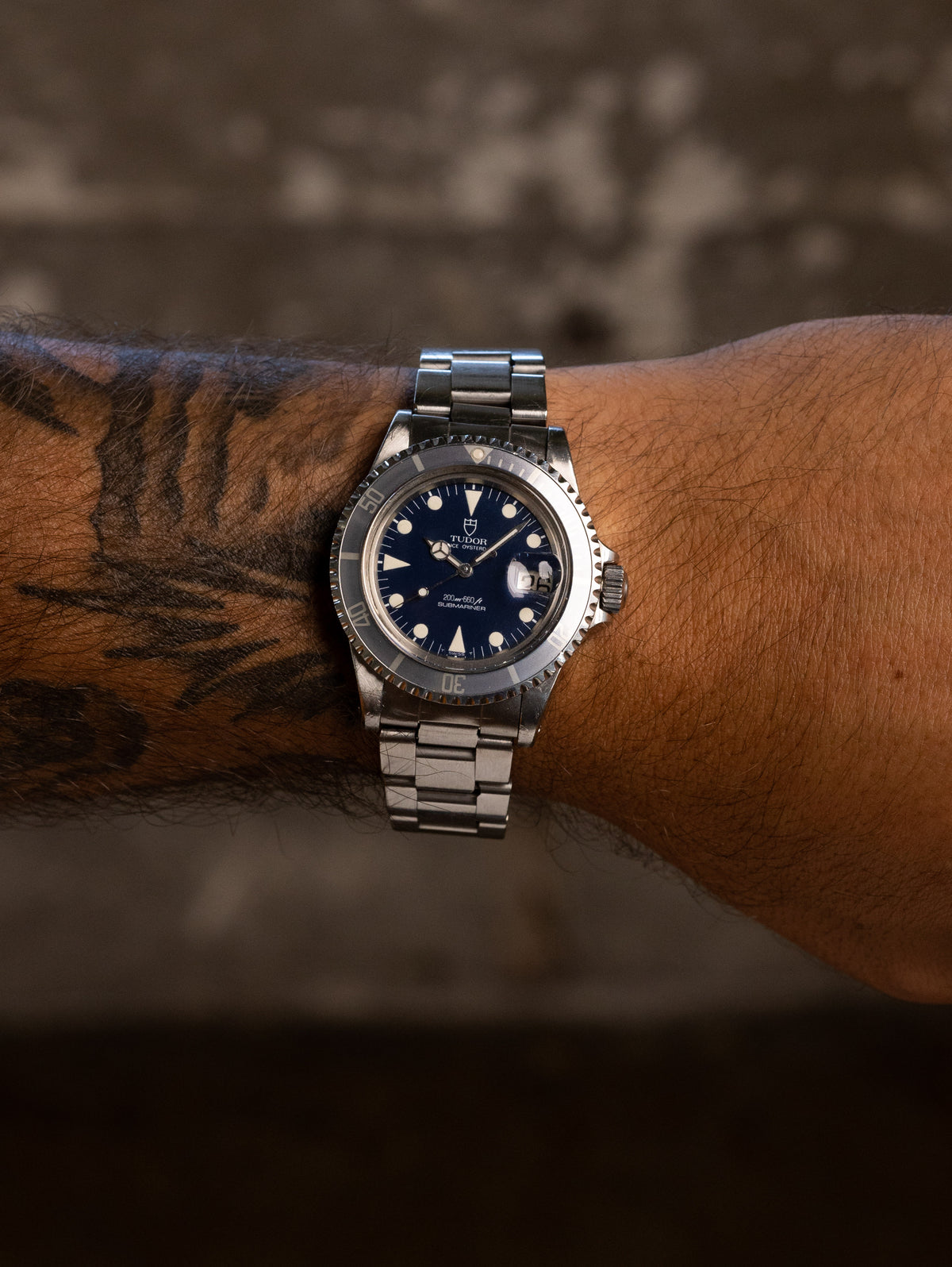 Tudor Submariner Date Ref. 76100 - Blue Dial Unpolished W/ Papers