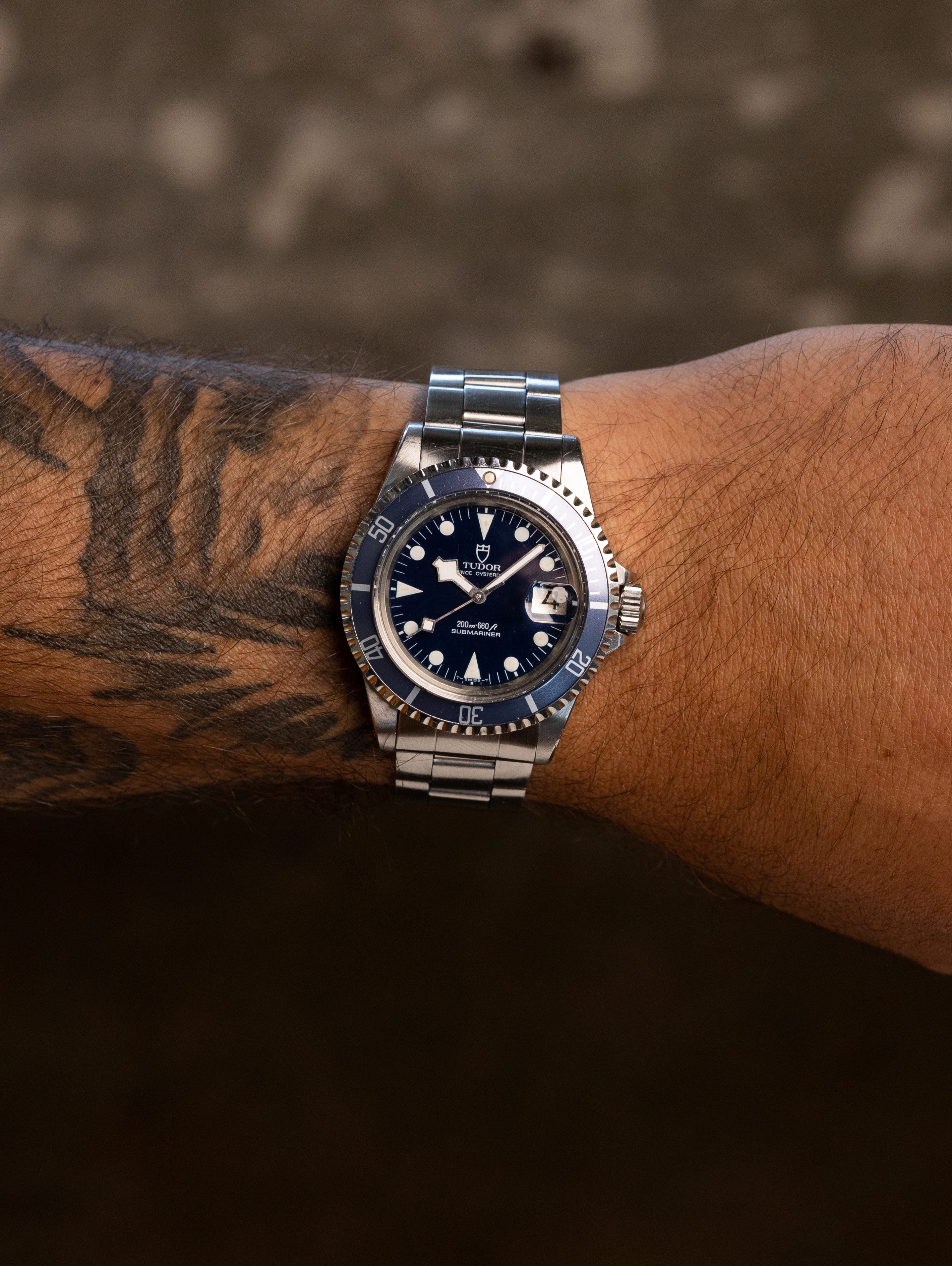Tudor Submariner Date Ref. 76100 'Transitional' - Blue 'Dots & Daggers