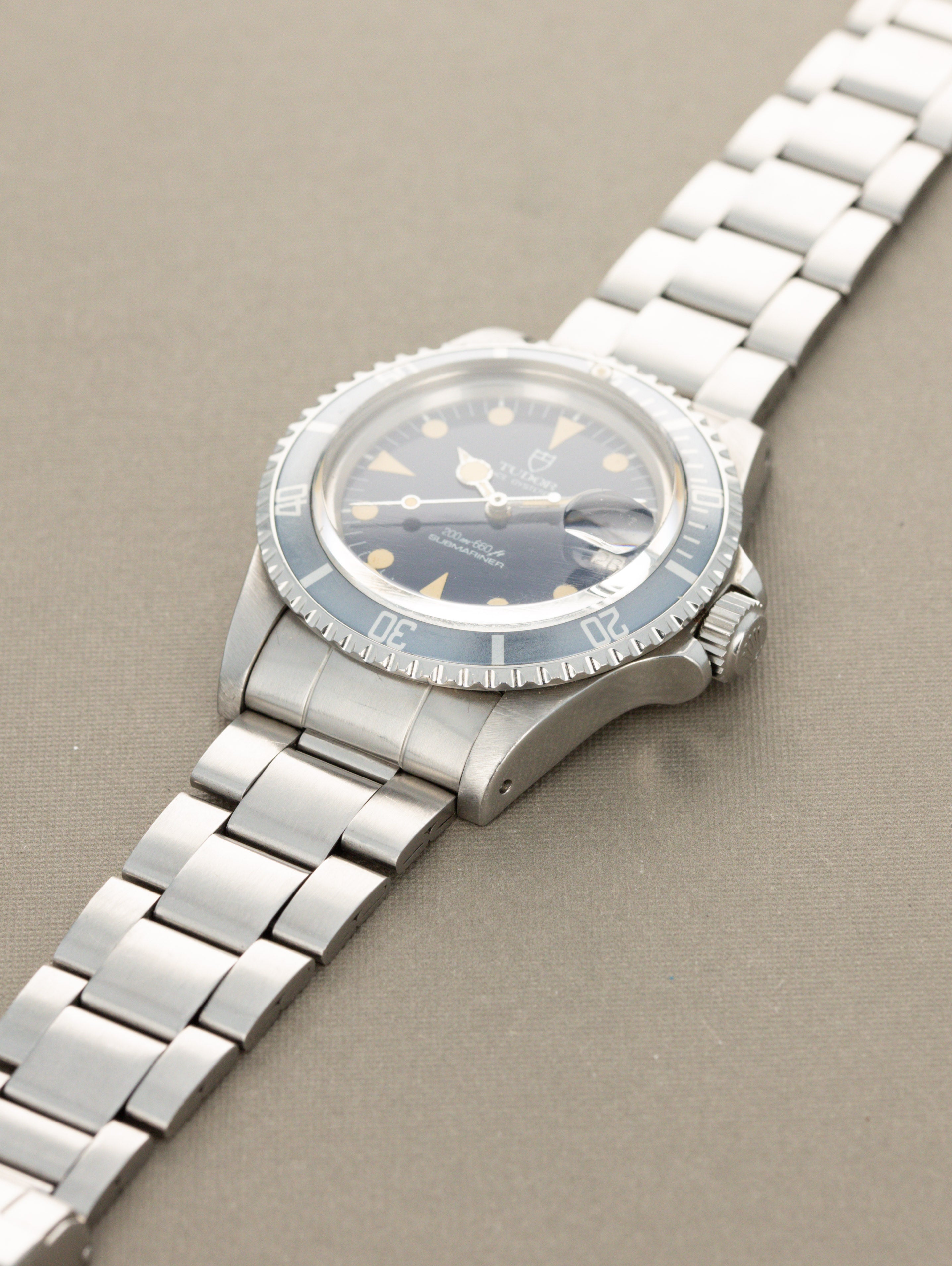 Tudor Submariner Date Ref. 76100 'Lollipop' - Blue Dial W/ Box & Papers