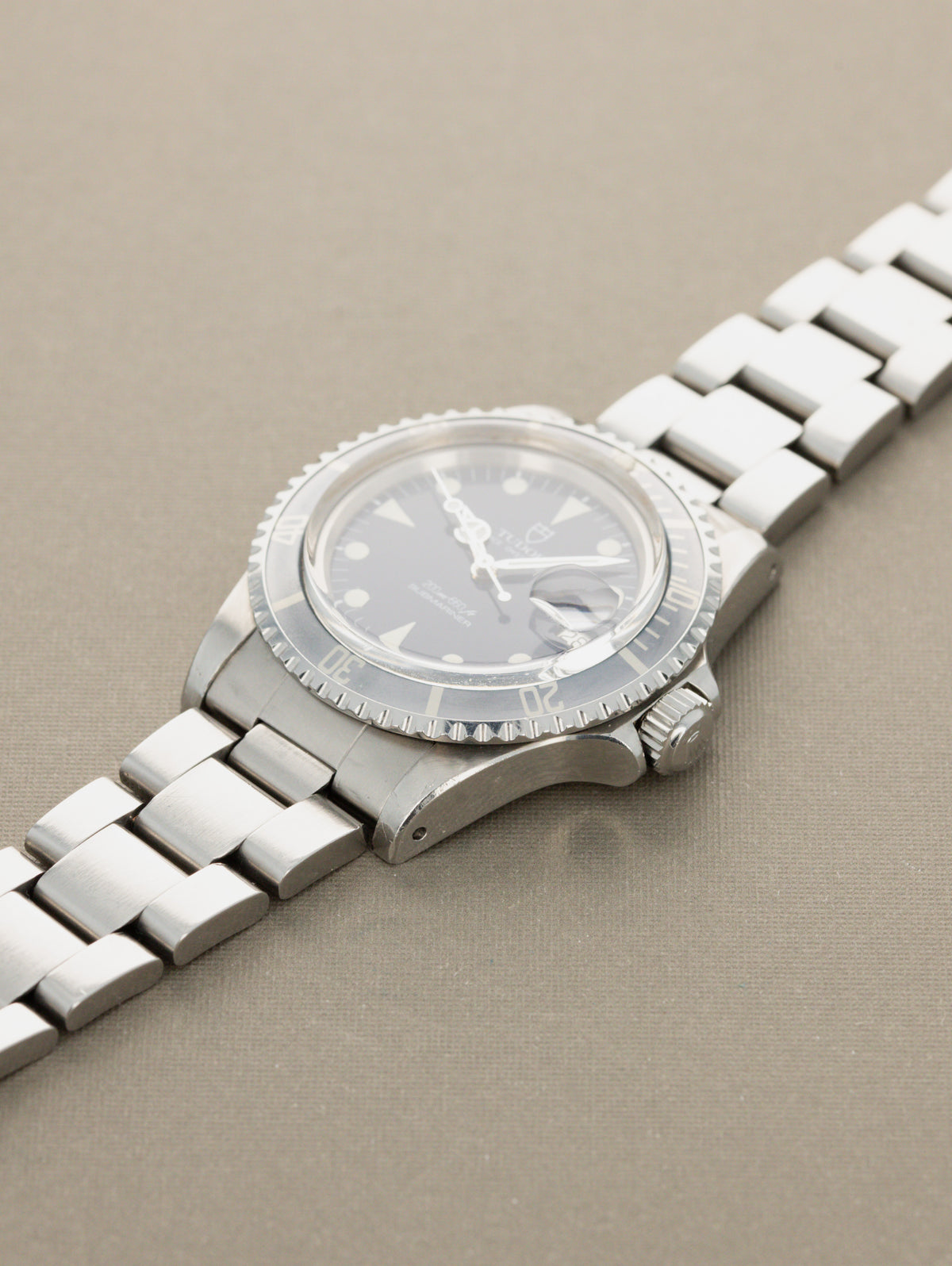 Tudor Submariner Date Ref. 76100 - Blue Dial Unpolished W/ Papers