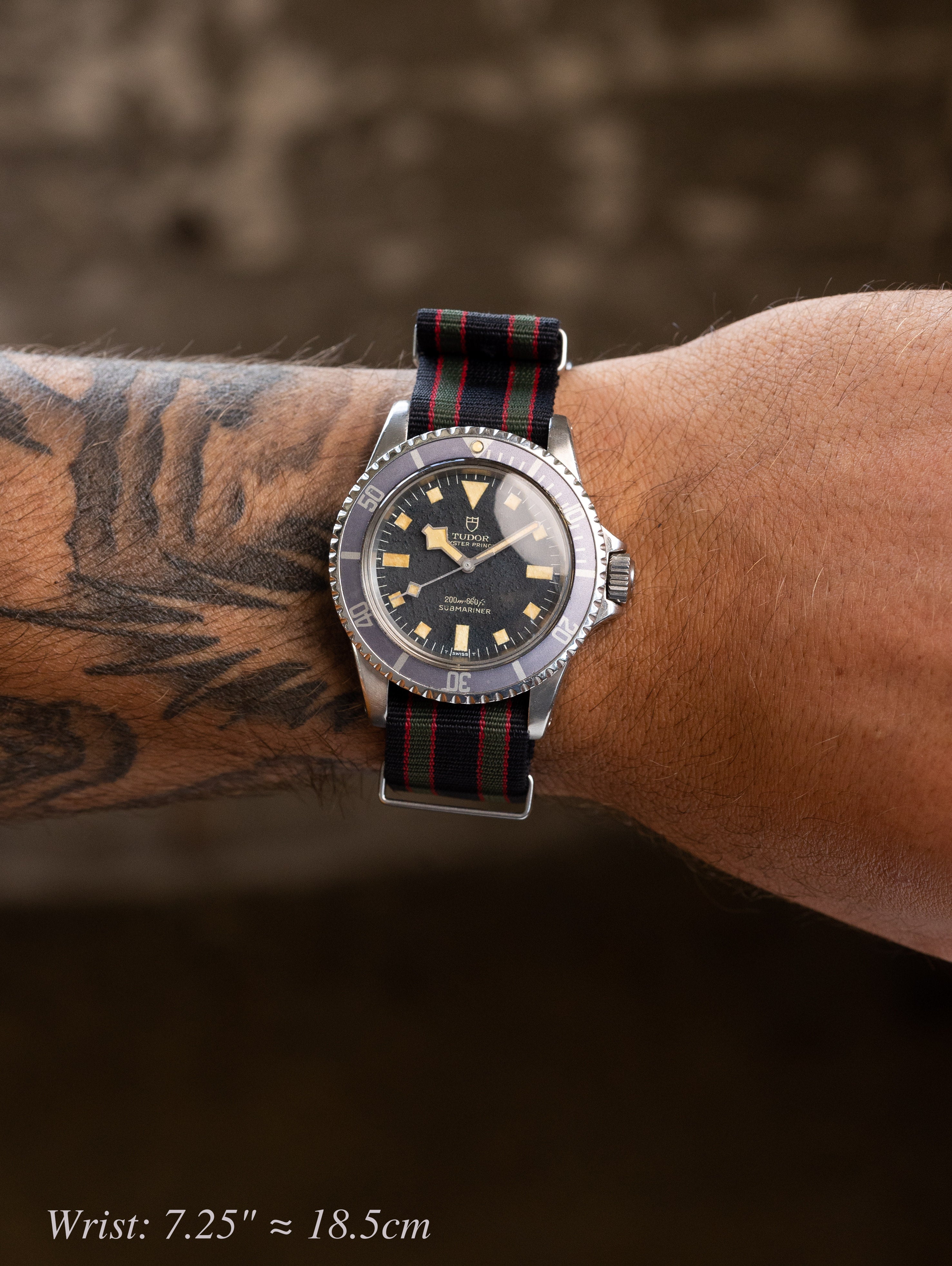 Tudor Submariner Ref. 7016/0 - Marine Nationale 'MN' Blue 'Snowflake' Military Issued