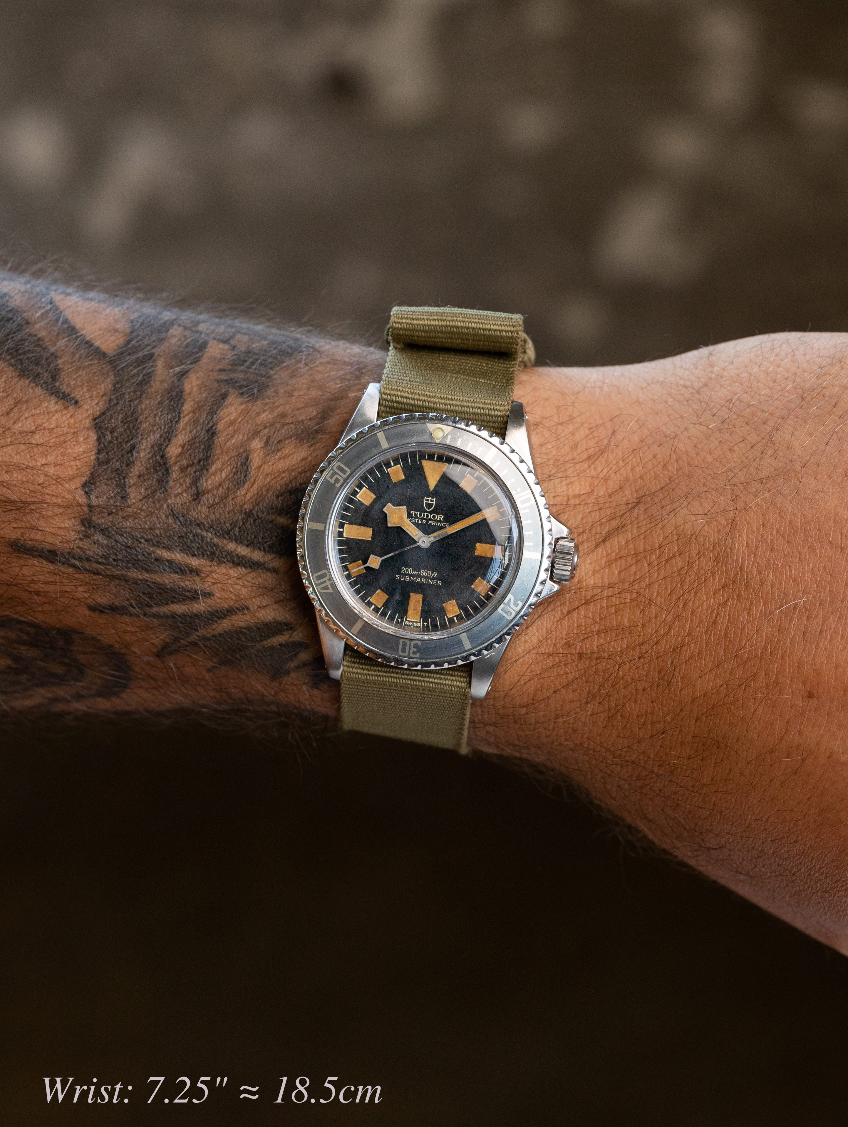 Tudor Submariner Ref. 7016/0 - Marine Nationale 'MN' Blue 'Snowflake' Military Issued