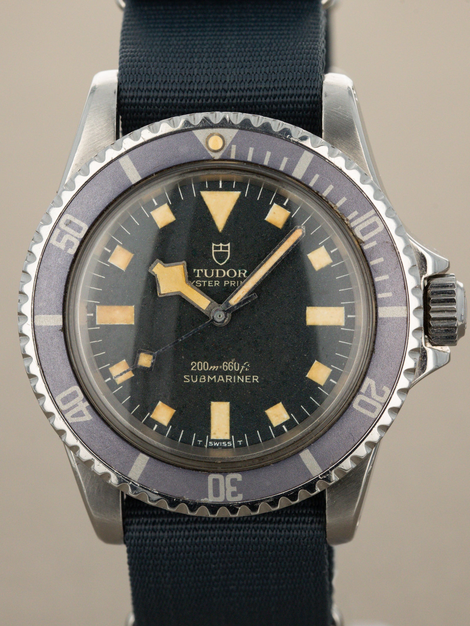Tudor Submariner Ref. 7016/0 - Marine Nationale 'MN' Blue 'Snowflake' Military Issued