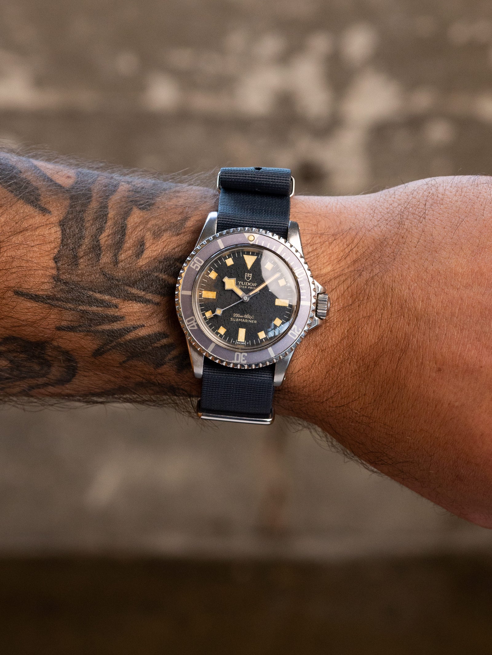 Tudor Submariner Ref. 7016/0 - Marine Nationale 'MN' Blue 'Snowflake' Military Issued