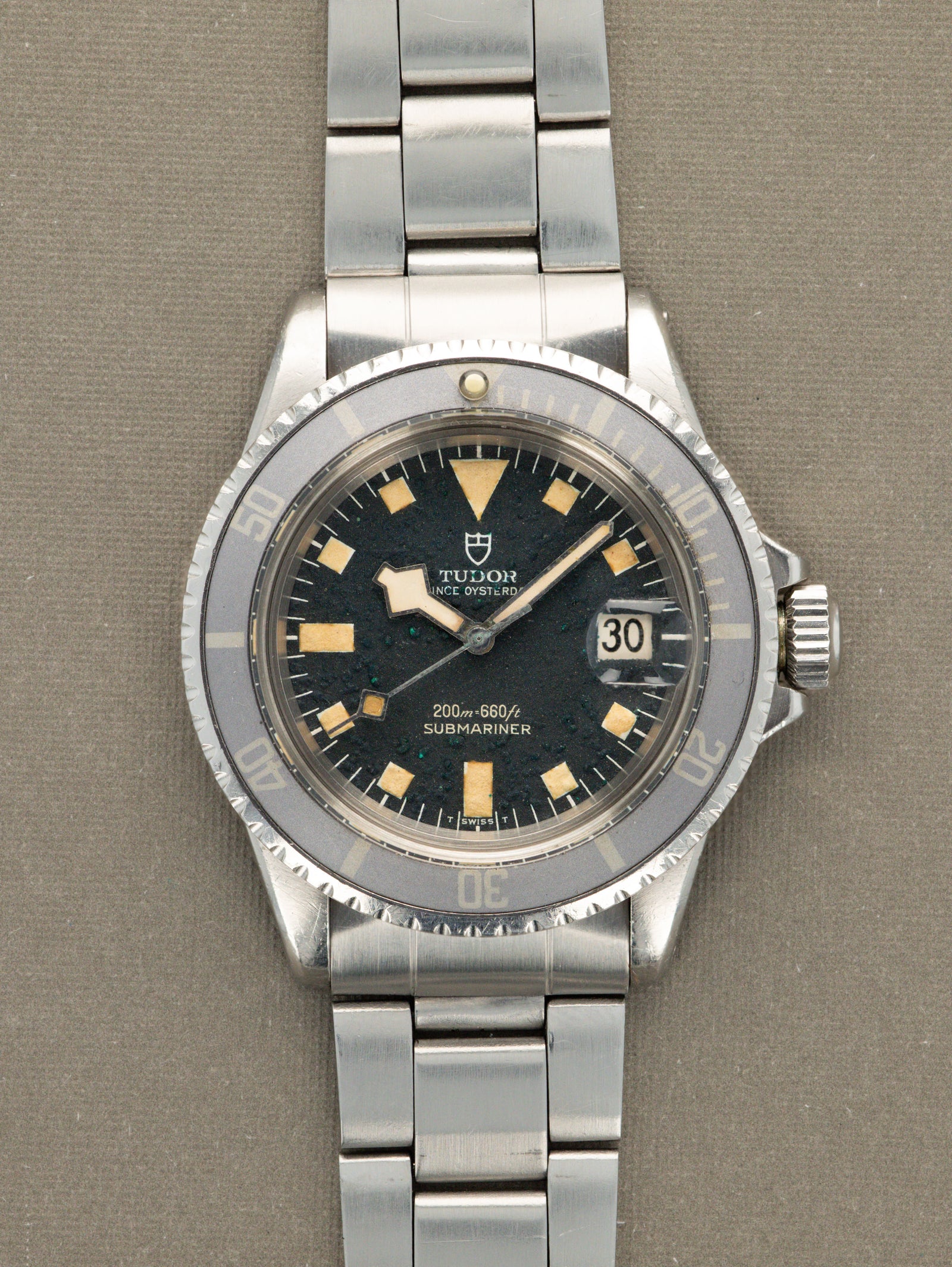 Tudor Submariner Ref. 9411/0 - Blue 'Snowflake' Patina Dial Unpolished