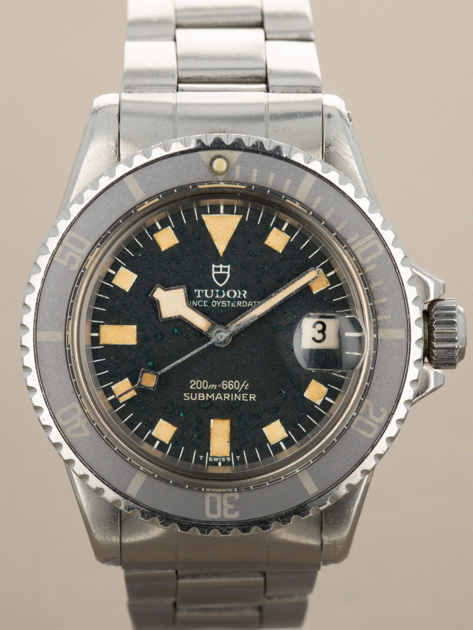 Tudor Submariner Ref. 9411/0 - Blue 'Snowflake' Patina Dial Unpolished