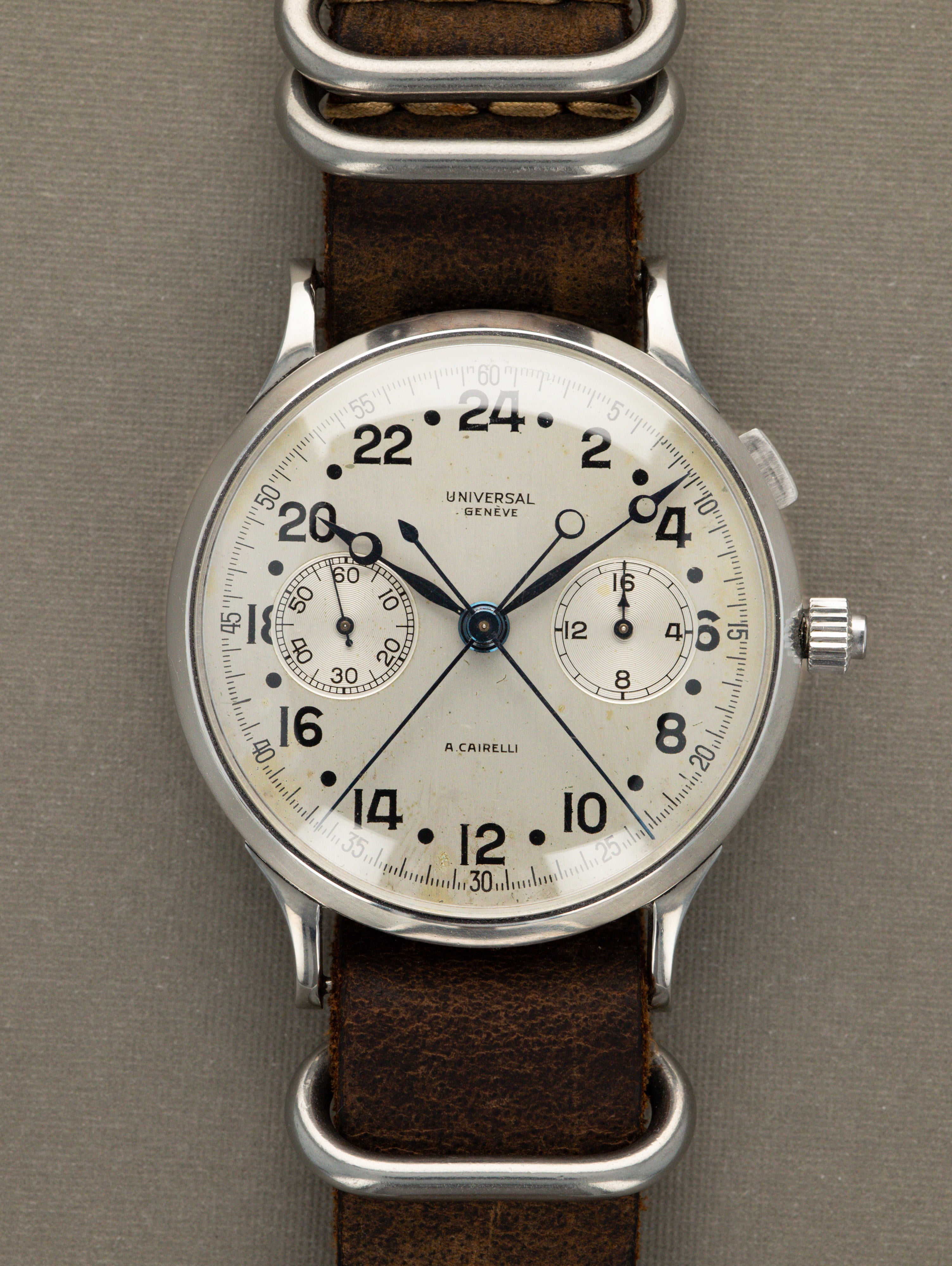 Universal Genève HA-1 Ref. 22560 - 'A. Cairelli' Split-Seconds Monopus