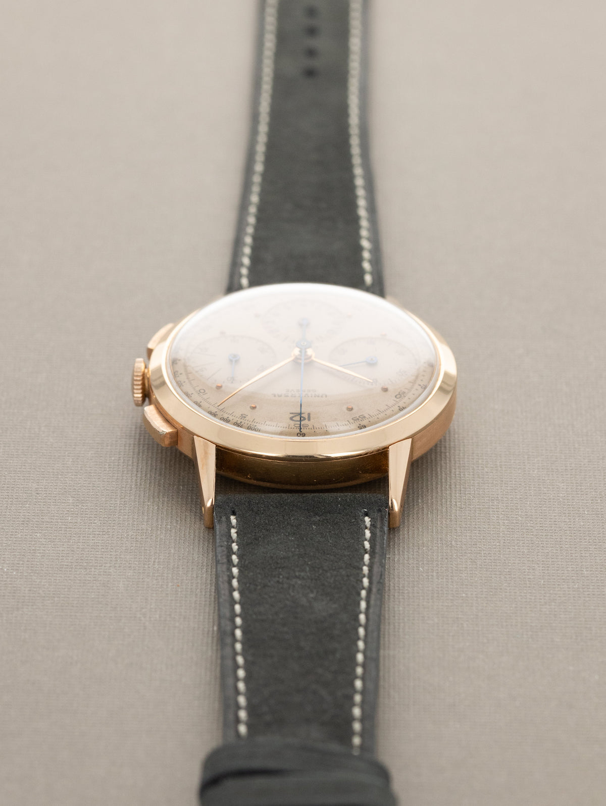 Universal Genève Compax Ref. 12558 - Patinated Pink Dial