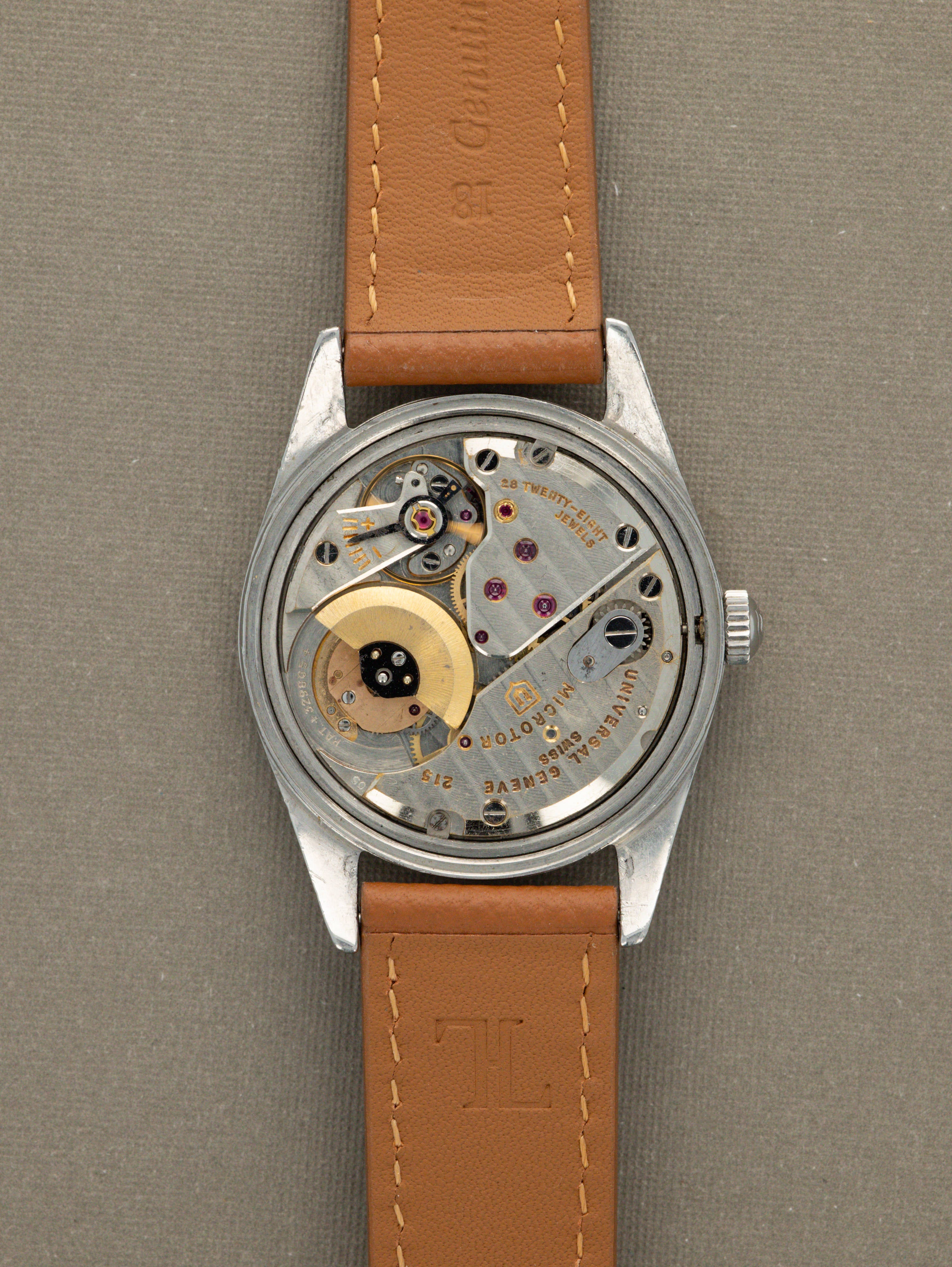 Universal Genève Polerouter Ref. 20357/1 - Gilt 'Tropical' Dial Unpolished