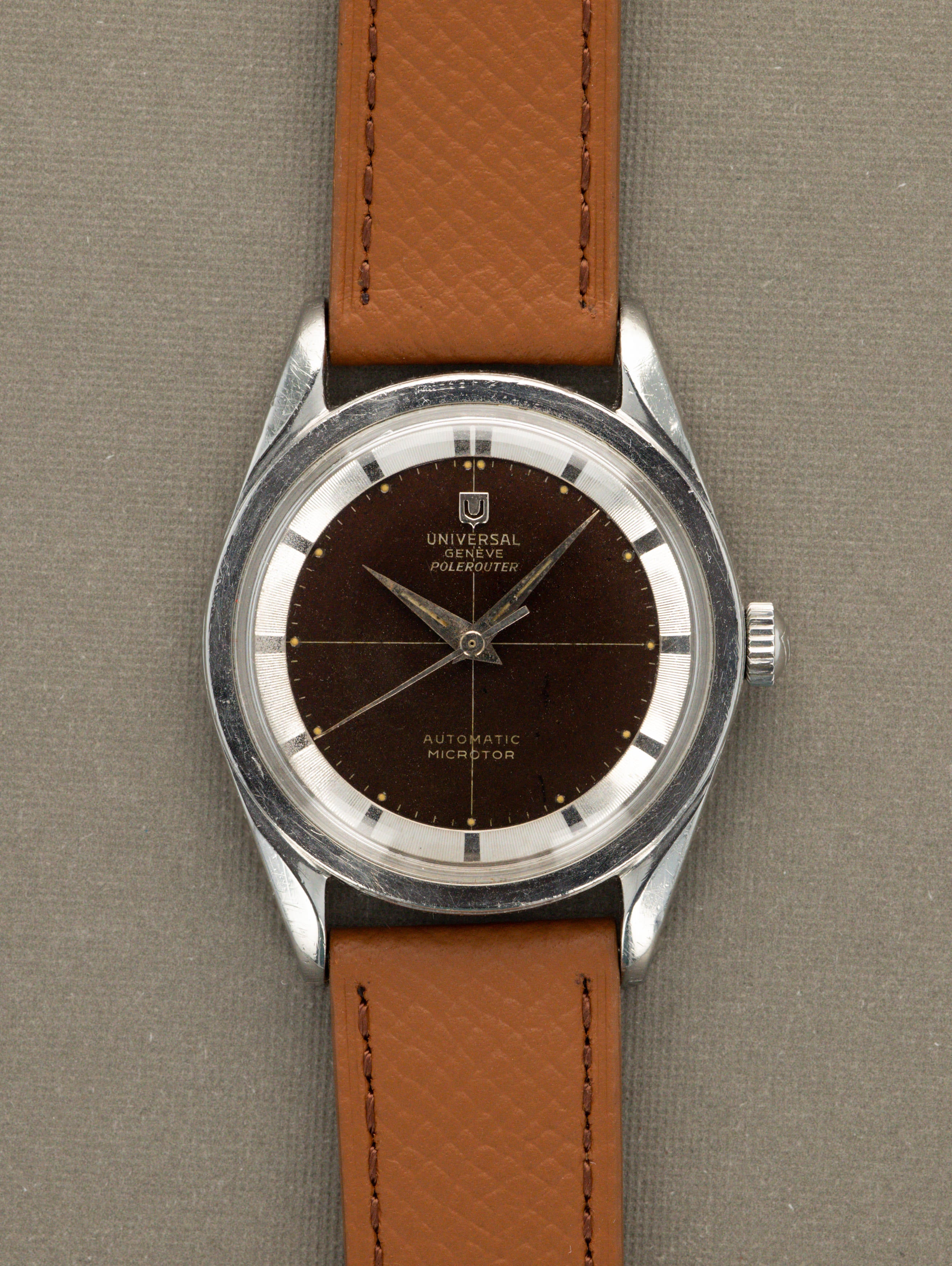Universal Genève Polerouter Ref. 20357/1 - Gilt 'Tropical' Dial Unpolished