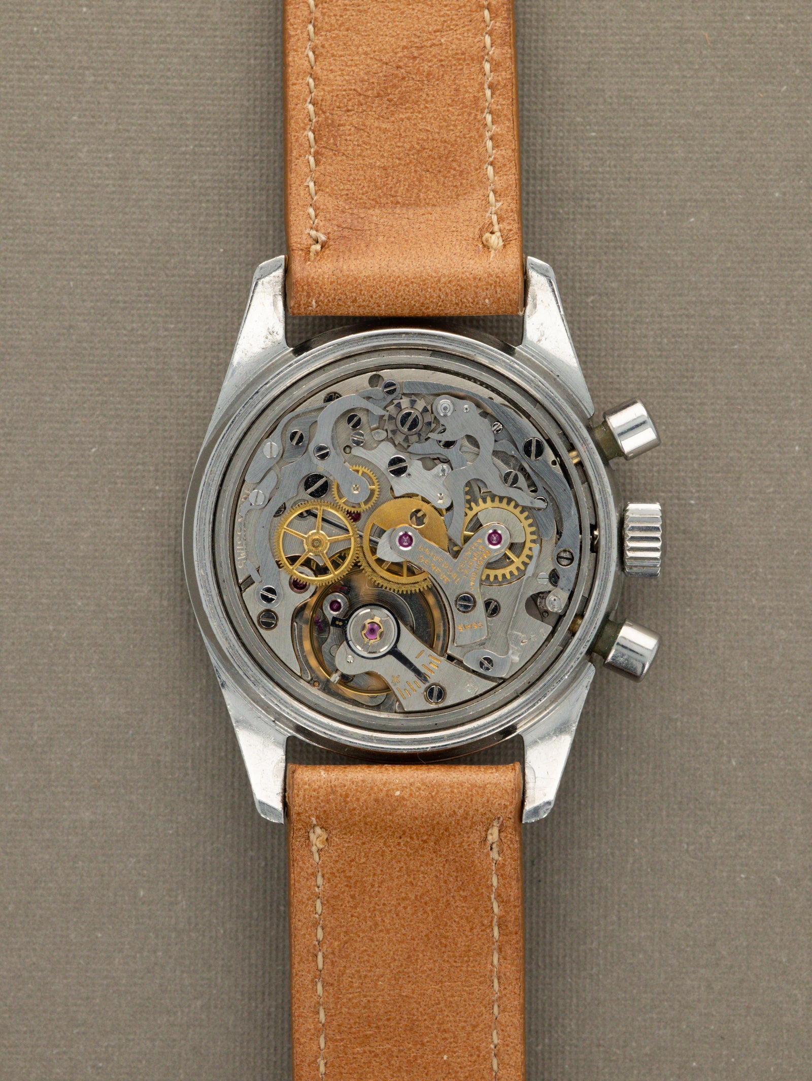 Universal Genève Tri-Compax Ref. 881101/02 'Evil Clapton' - Matte Black 'Reverse-Panda' Dial Unpolished