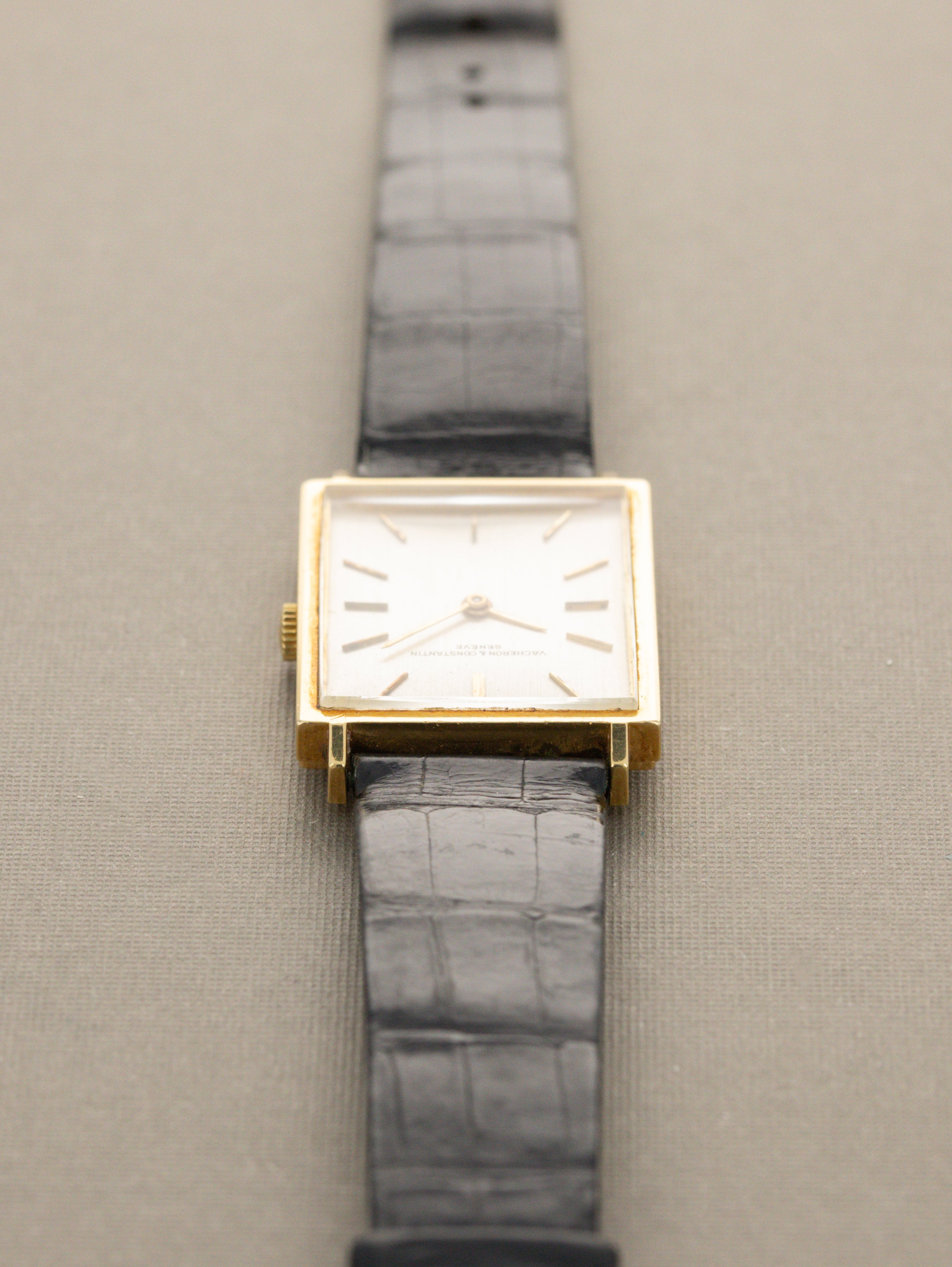 Vacheron Constantin Rectangular Dress Watch Ref. 7139 - 'Brushed' Silver Dial