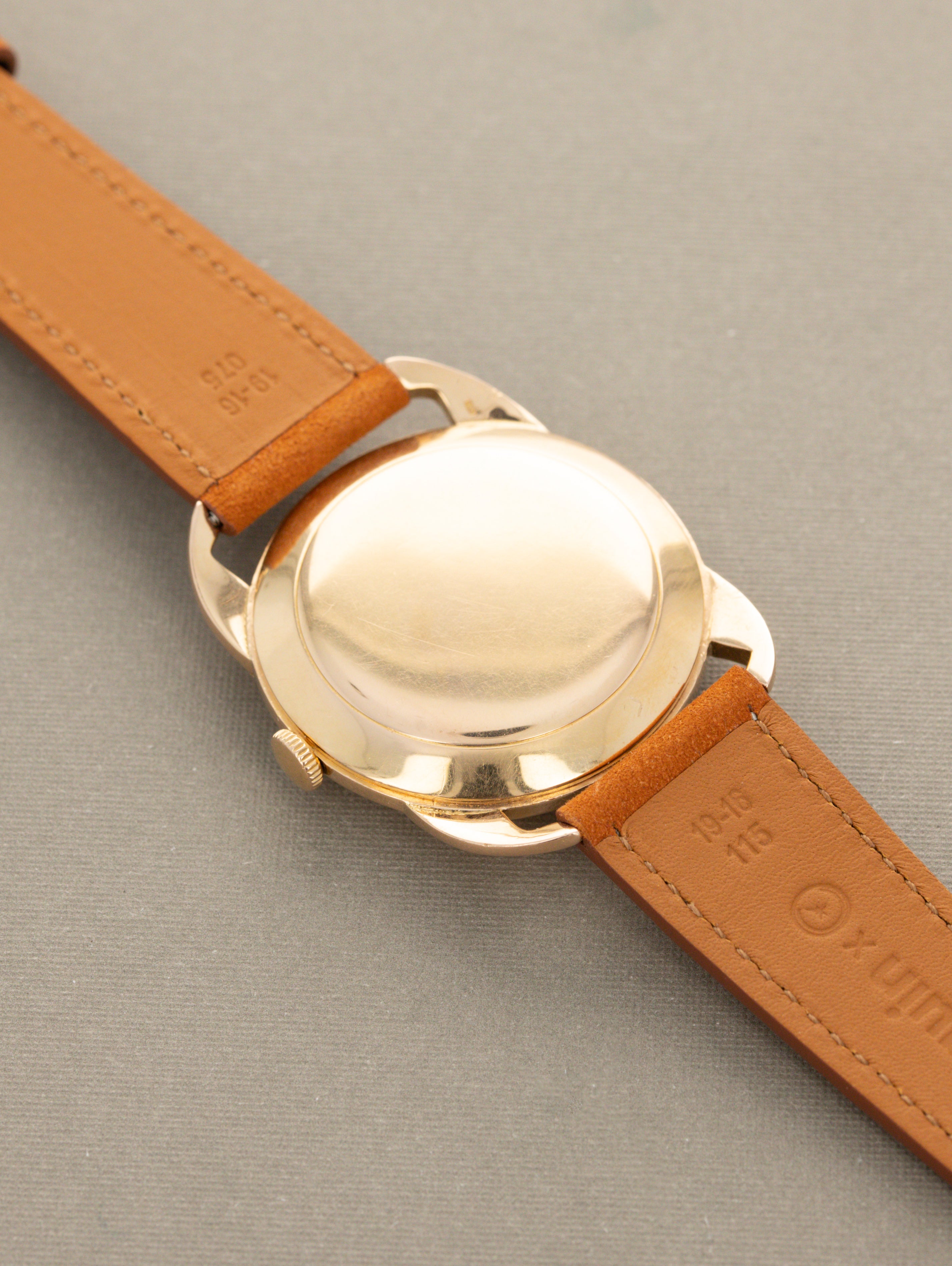 Vacheron Constantin 'Fancy' Lug Dress Watch - Rose Gold w/ Silver 'Tapestry' Dial