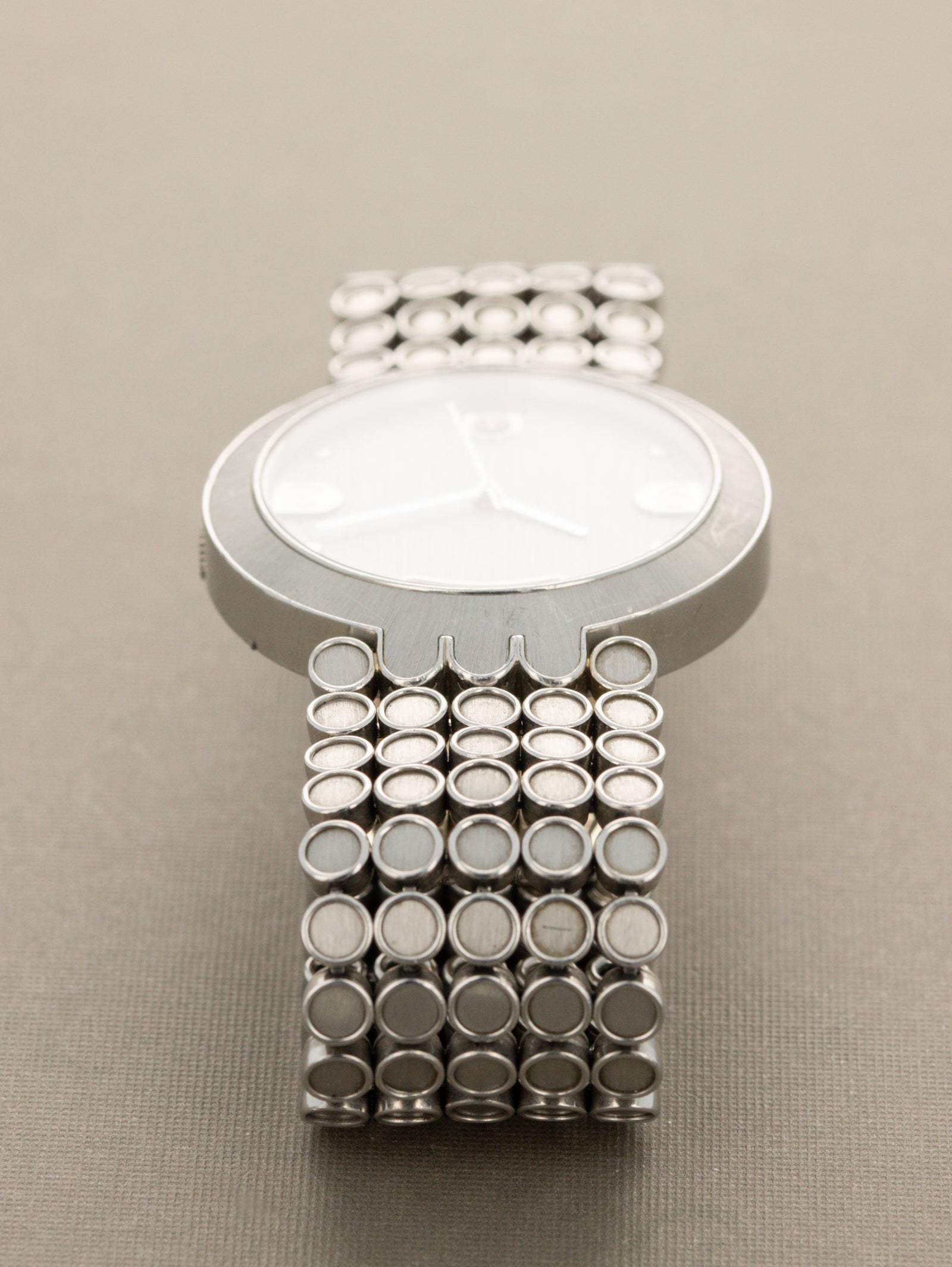 Harry Winston Premier Day-Date Platinum - 'Brushed' Silver Dial Unpolished