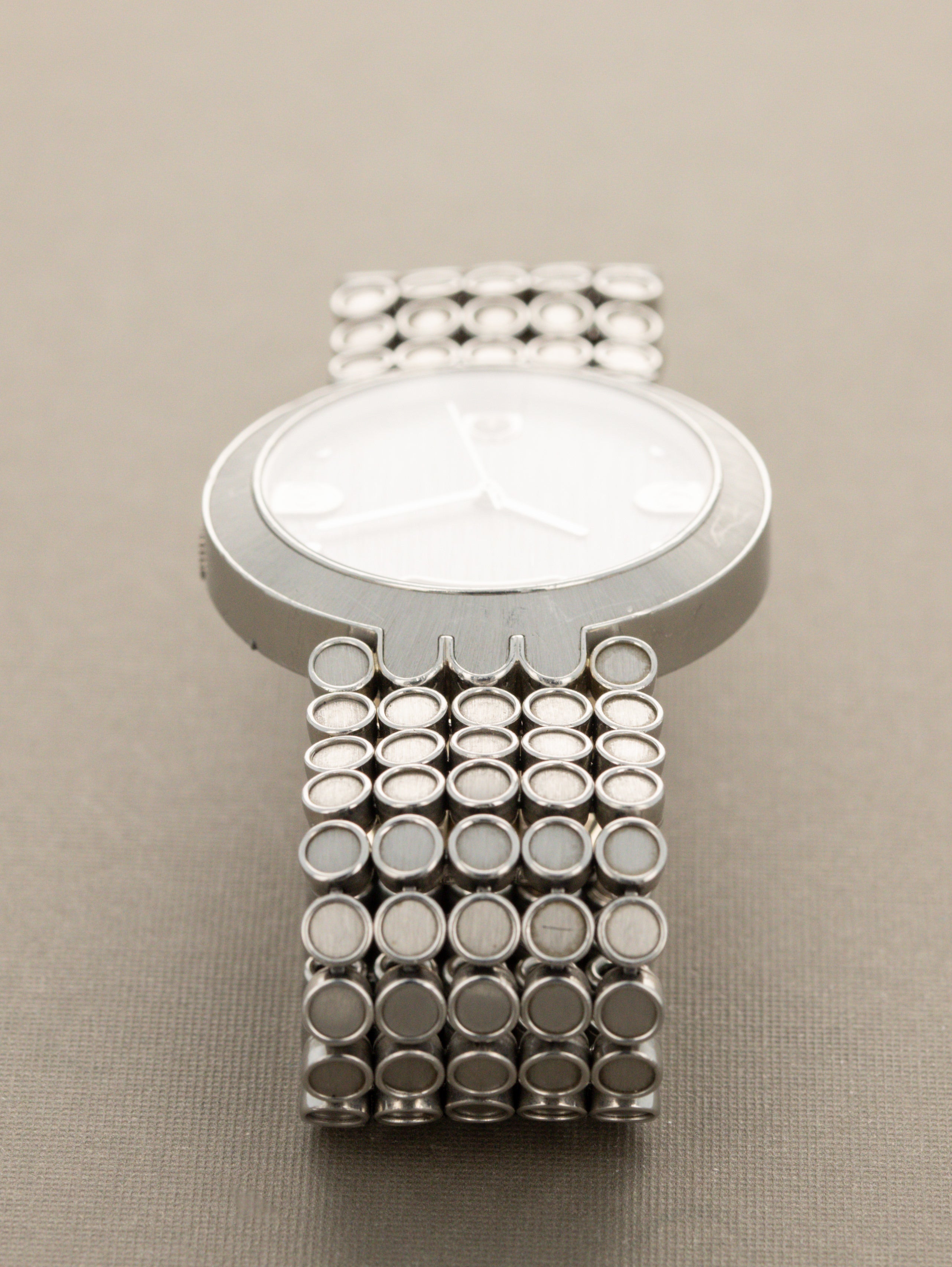 Harry Winston Premier Day-Date Platinum - 'Brushed' Silver Dial Unpolished