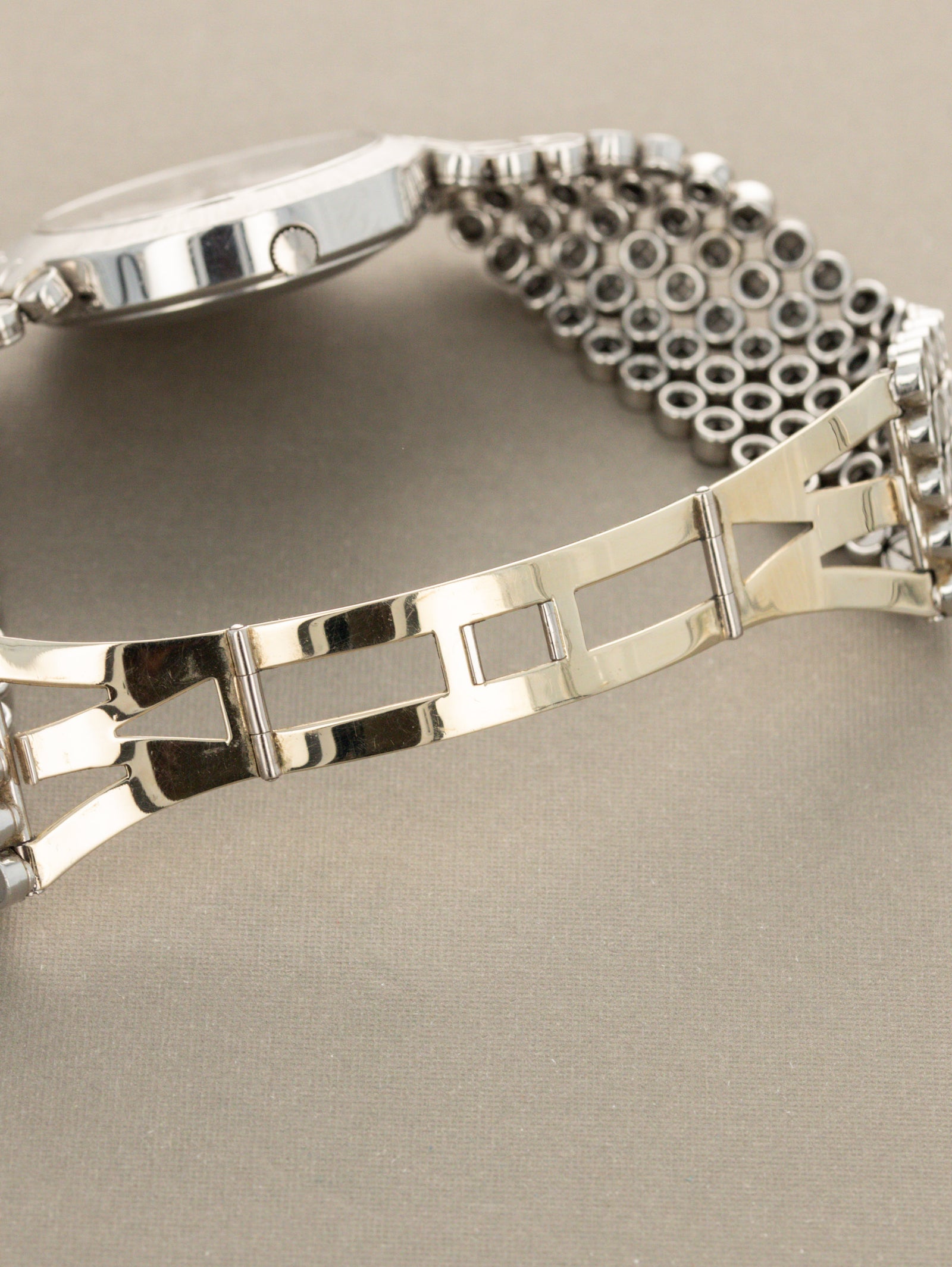 Harry Winston Premier Day-Date Platinum - 'Brushed' Silver Dial Unpolished