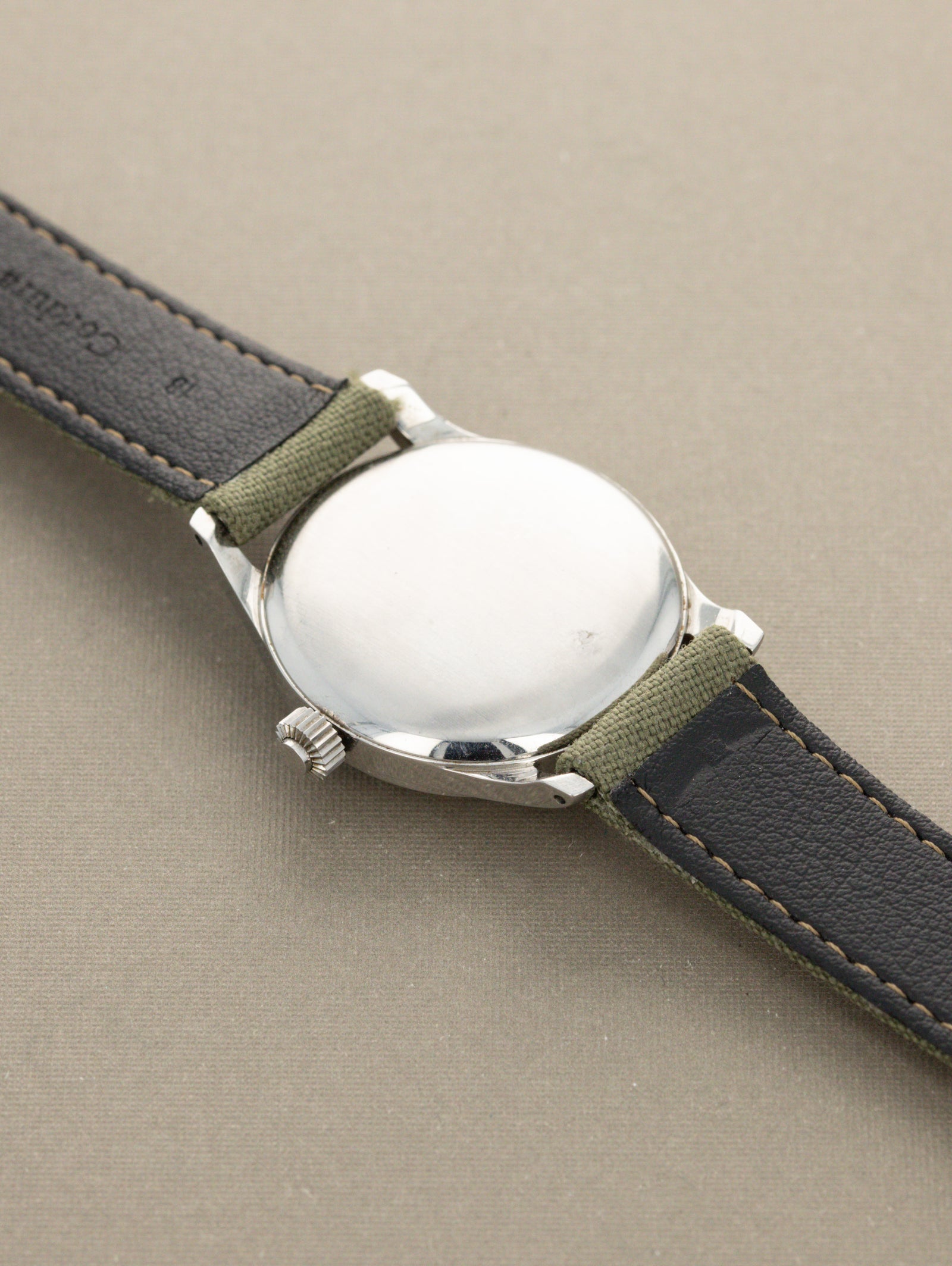 Wittnauer 'Braille' Watch - Satin Silver 'Touchable' Dial Unpolished