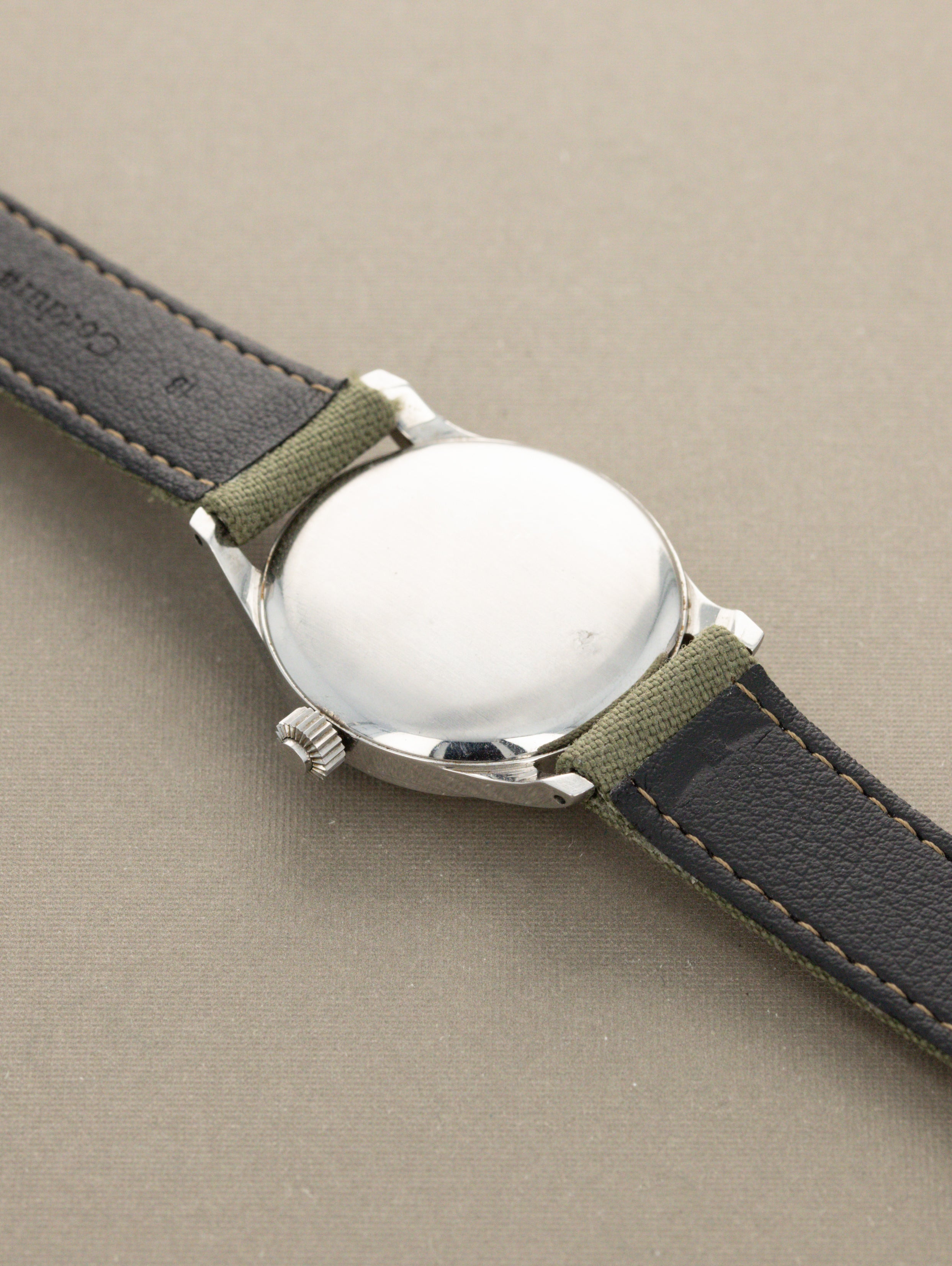 Wittnauer 'Braille' Watch - Satin Silver 'Touchable' Dial Unpolished