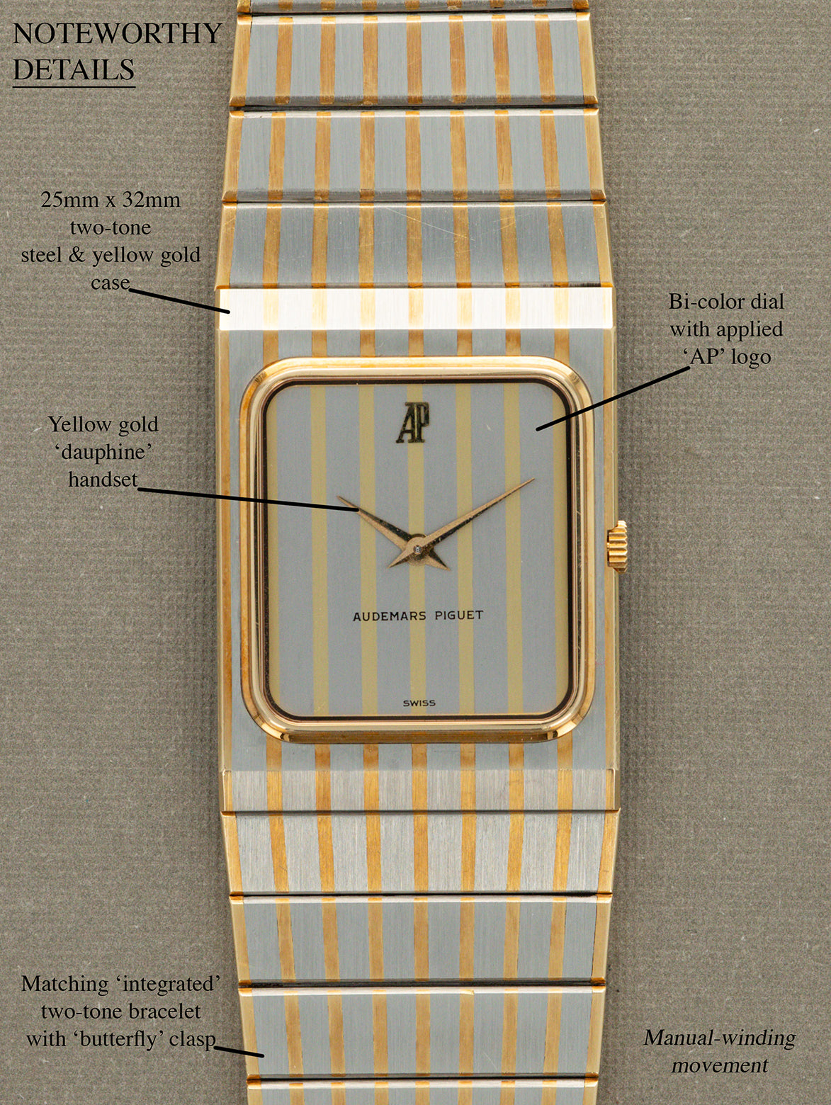 Audemars Piguet Two-Tone 'Zebra' Dress Watch Ref. 4274 - 'Zebra' Dial Unpolished