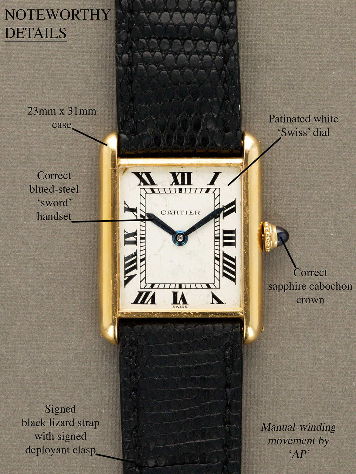 Cartier Tank Louis - 'New York' Manufactured by Audemars Piguet