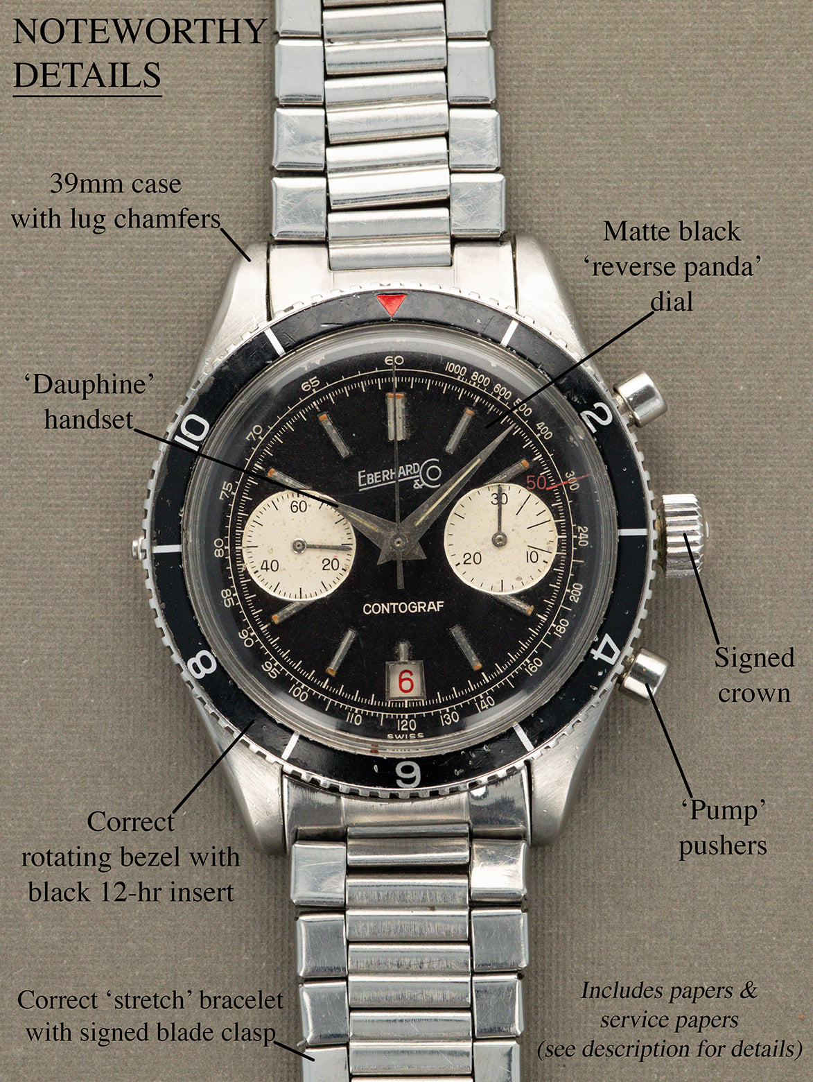 Eberhard and Co. Contograf Ref. 14901 - Papers