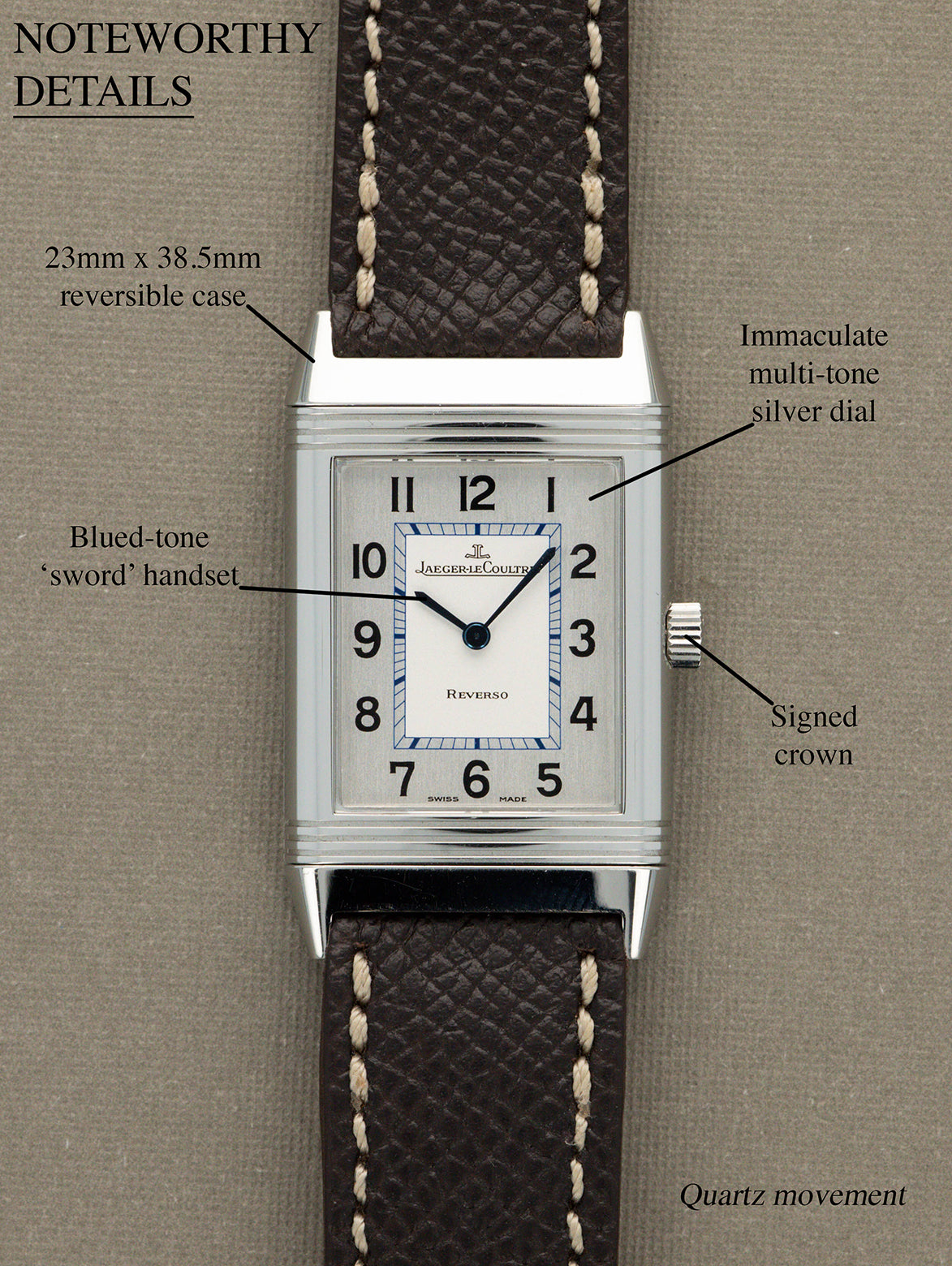 Jaeger-LeCoultre Reverso Classique Ref. 250.8.08 - Multi-Tone Silver Dial