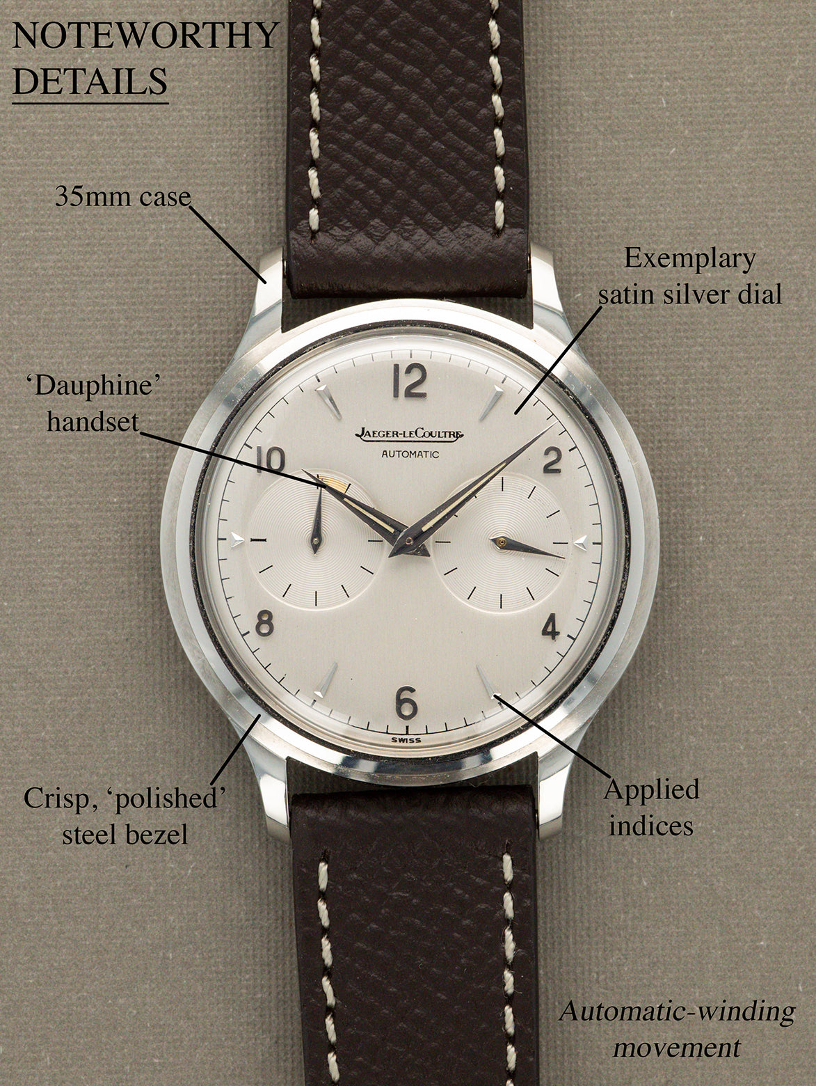 Jaeger-LeCoultre Futurematic Ref. E501 - Satin Silver Dial