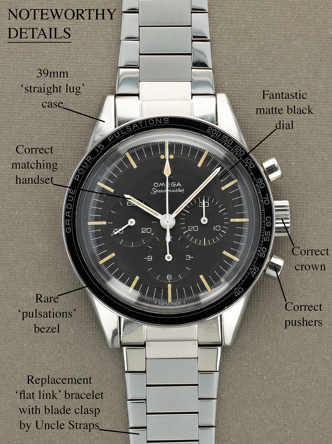 Omega Speedmaster Ref. 105.003-65 - 'Ed White' Pulsations Bezel