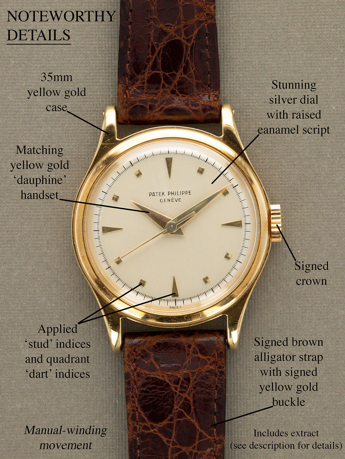 Patek Philippe Calatrava Ref. 2508 'Waterproof' - 'Series 1A' Dial w/ Extract