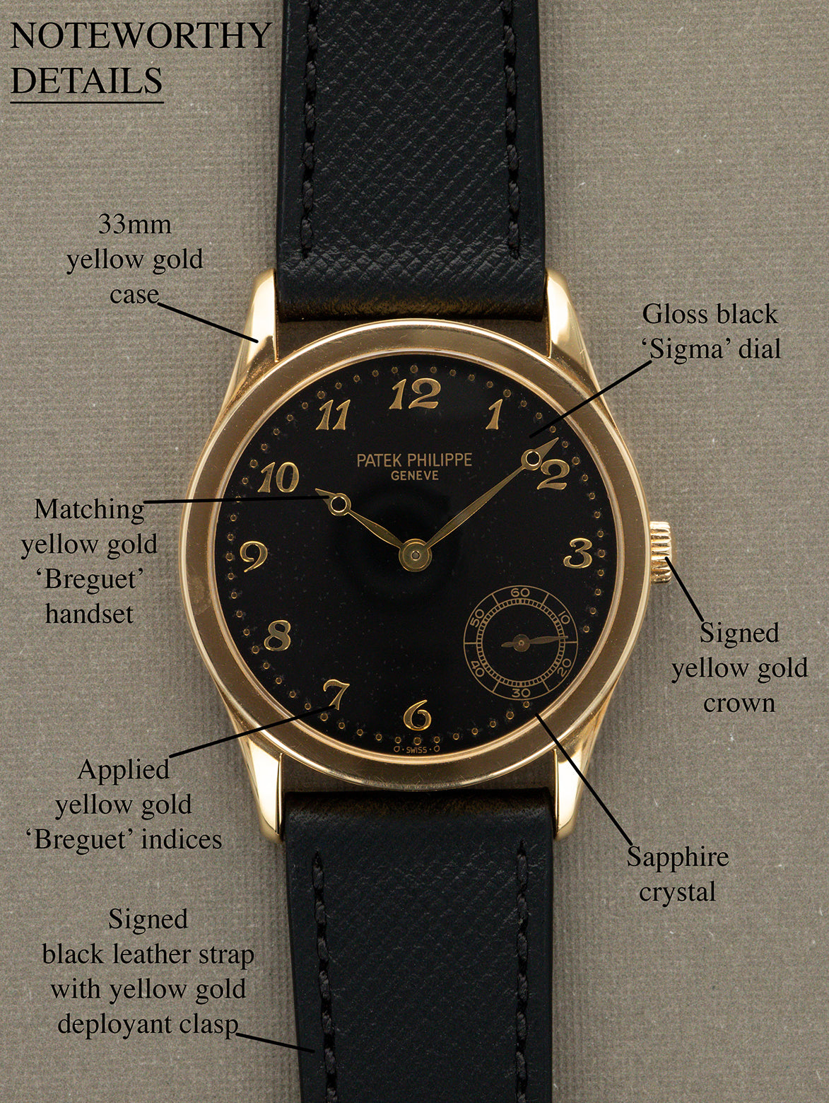 Patek Philippe Calatrava Ref. 5026J - Black 'Breguet' Dial
