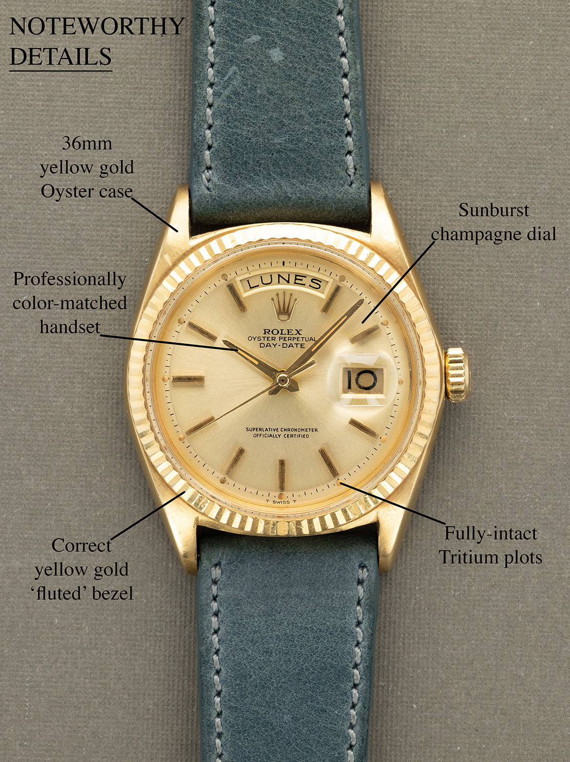 Rolex Day-Date Ref. 1803 - Sunburst Champagne Dial