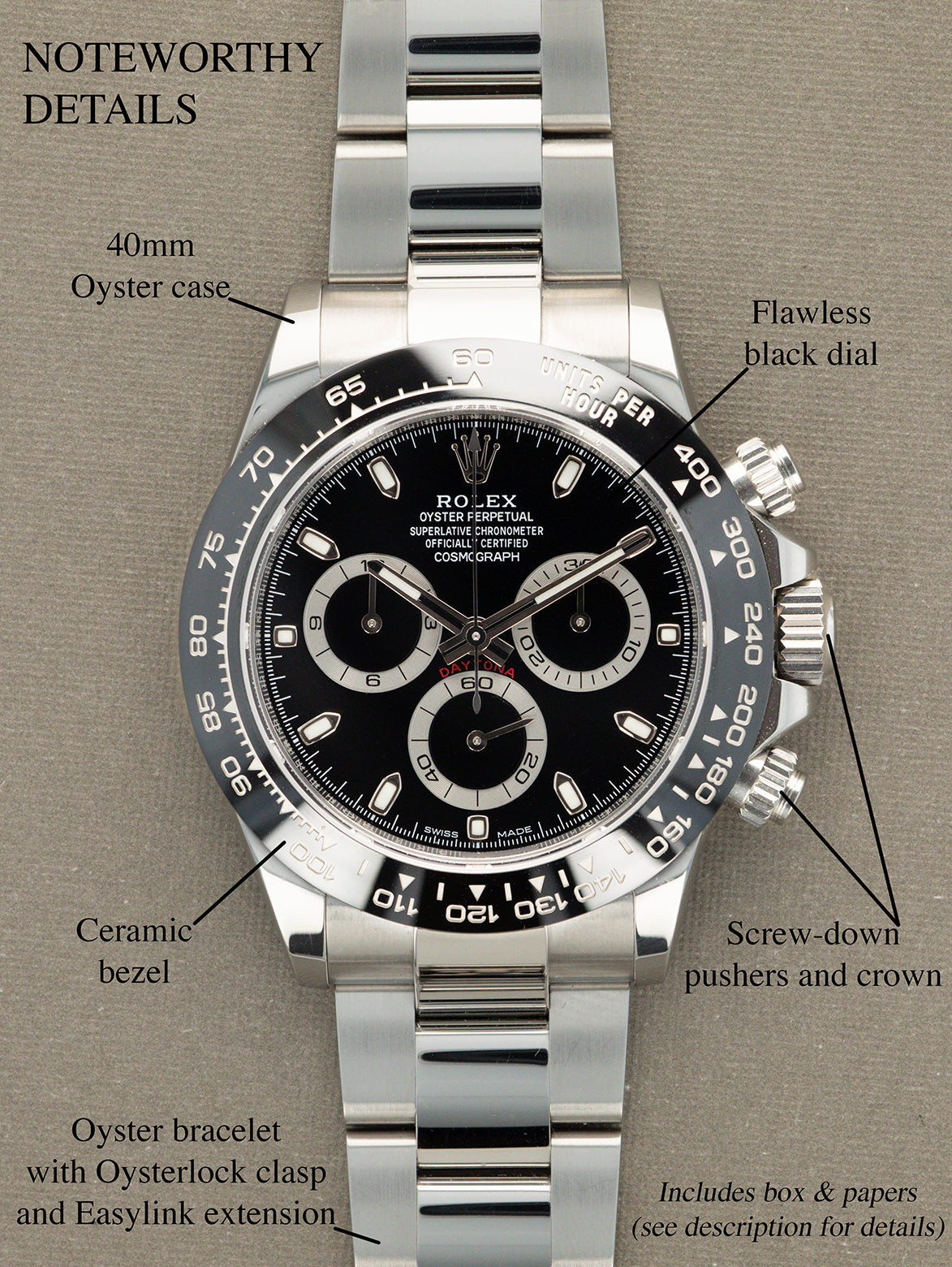 Rolex Daytona Ref. 116500 - Full Set