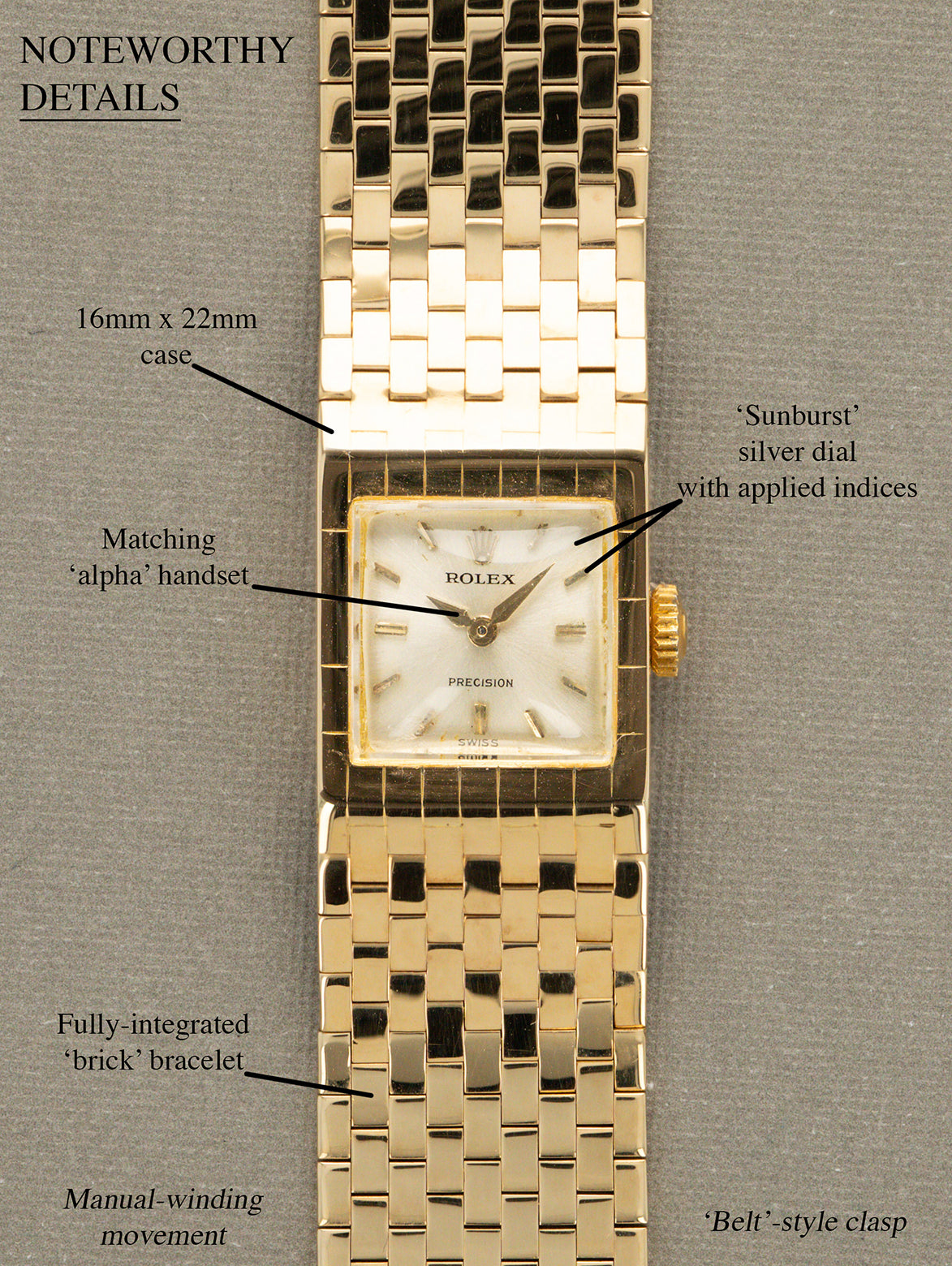 Rolex Precision Ref. 8209 - 'Belt' Watch