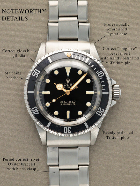 Rolex Submariner Ref. 5513 - 'Gilt' Dial