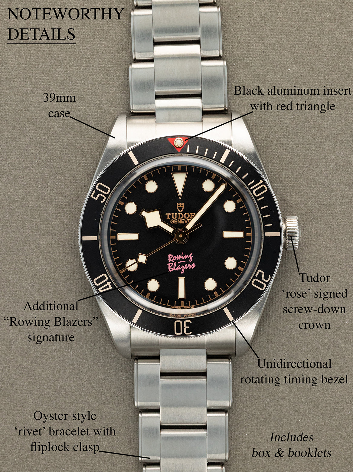 Tudor Black Bay Fifty-Eight Ref. 79030N - 'Rowing Blazers' Box & Booklets