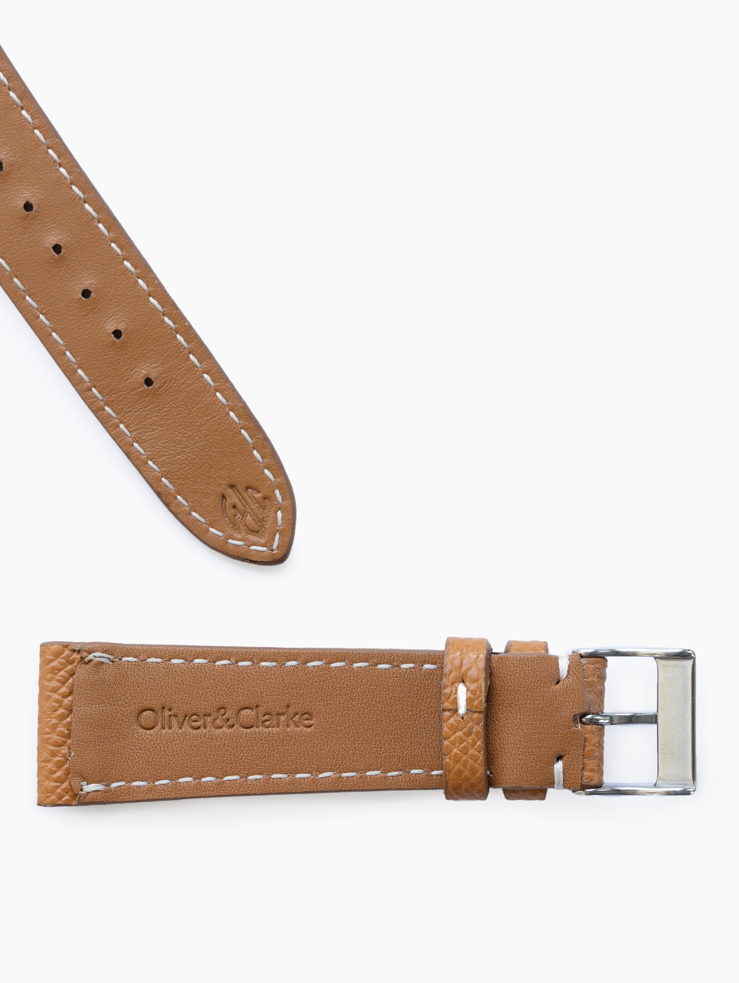 Alpina Honey JPM x Oliver & Clarke Leather Watch Strap