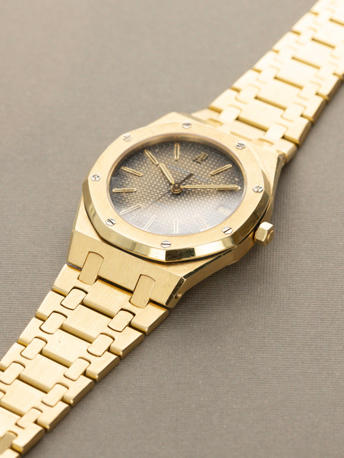 Audemars Piguet Royal Oak Yellow Gold Tropical Dial ref 4100BA