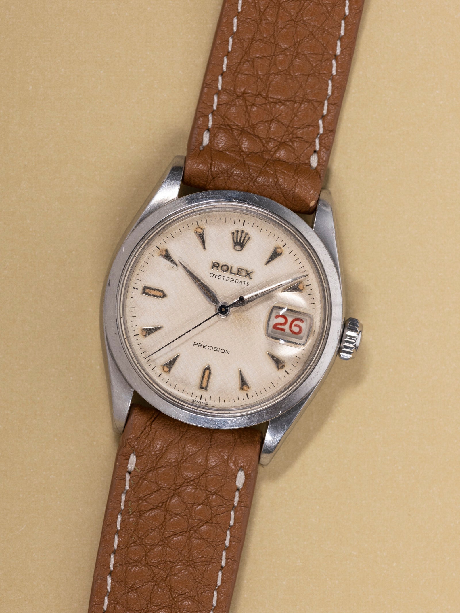 Cervo Brown JPM x Oliver & Clarke Leather Watch Strap