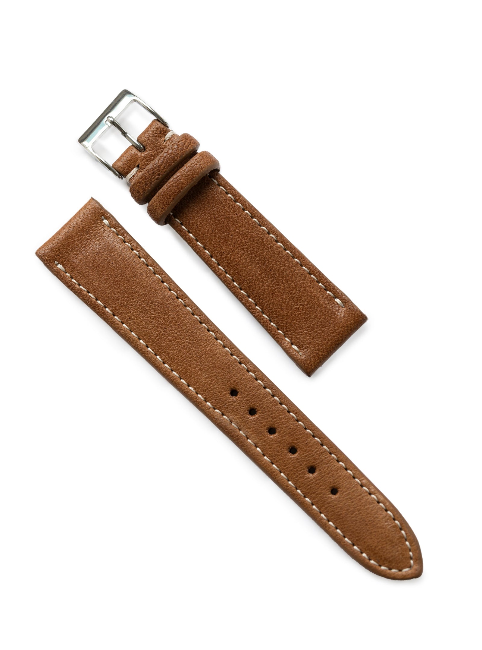 Messico Tan JPM x Oliver & Clarke Leather Watch Strap
