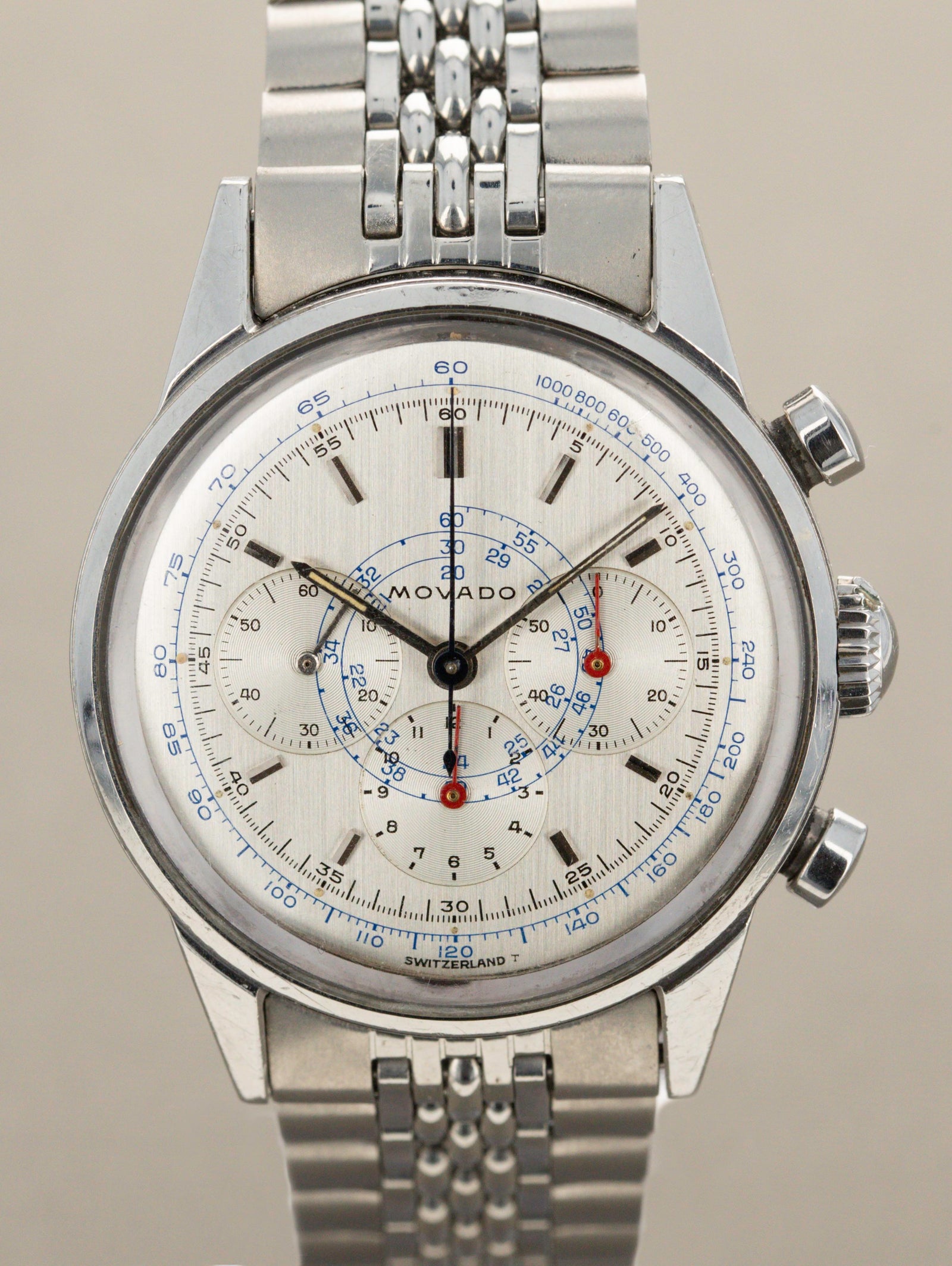 Movado M95 Silver Snail Dial