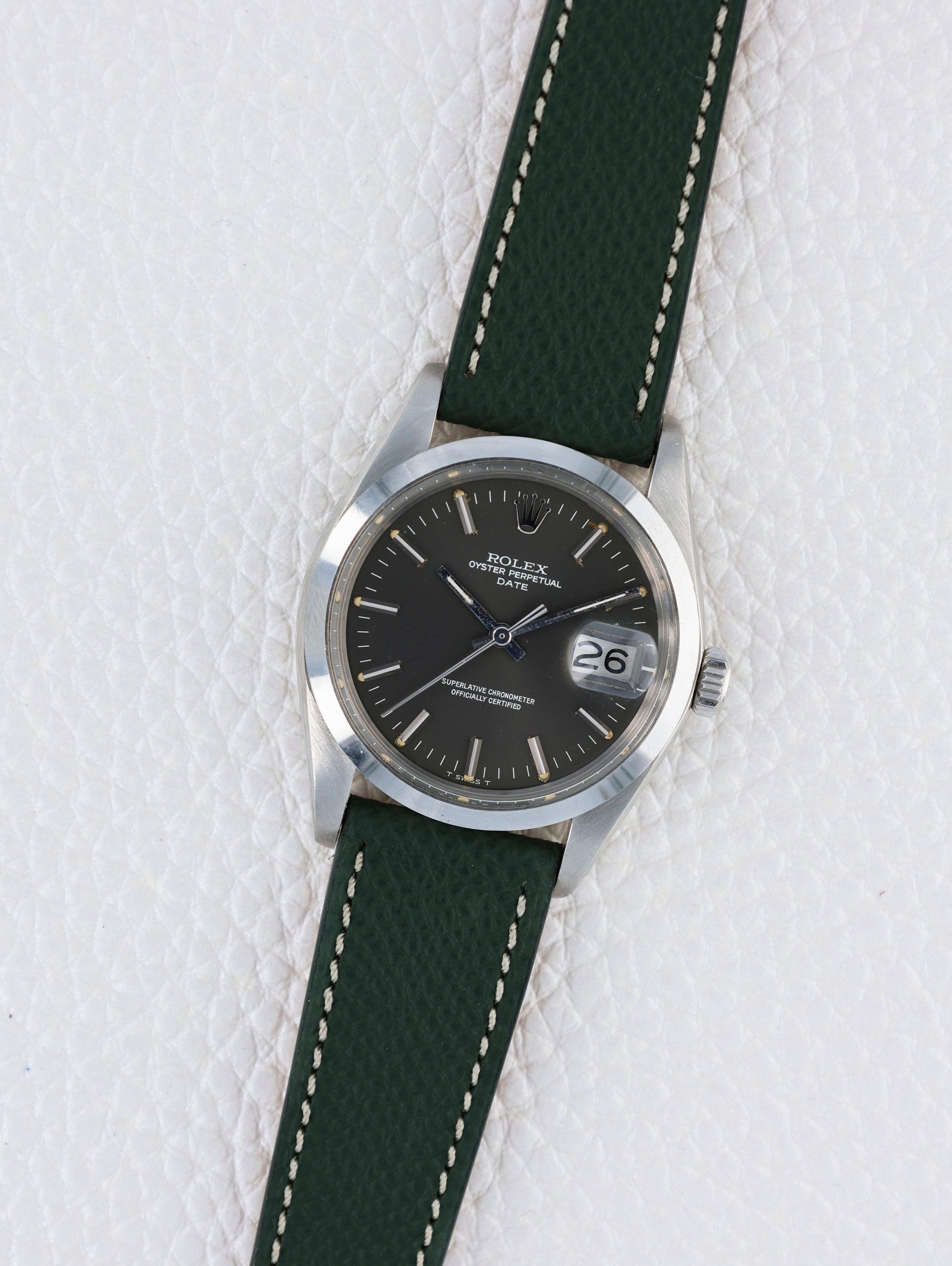 Hunter Green Molequin x Oliver and Clarke Watch Strap