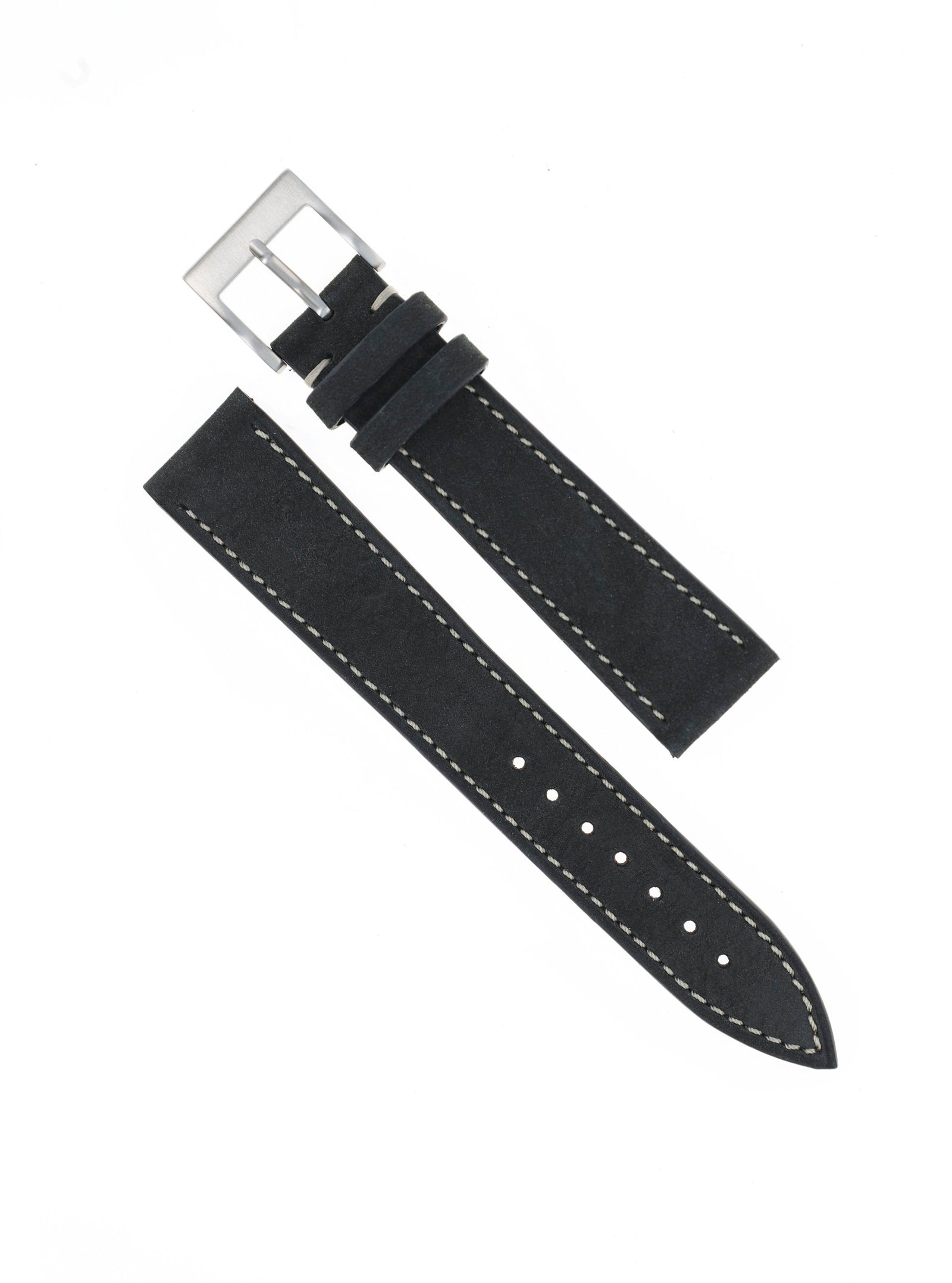 'Granite' Molequin x Oliver and Clarke 'Nubuck' Watch Strap