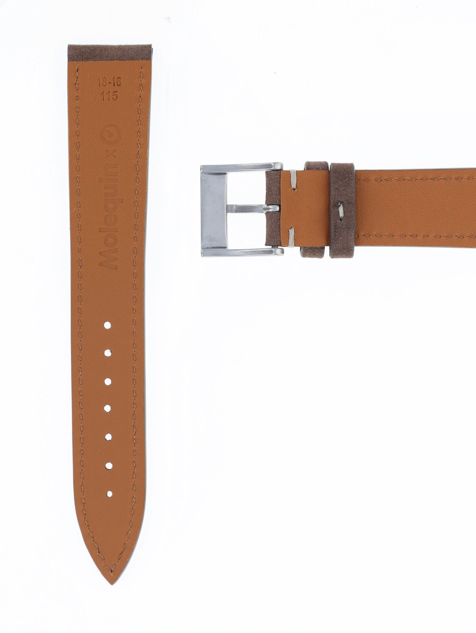 'Roche' Molequin x Oliver and Clarke 'Nubuck' Watch Strap