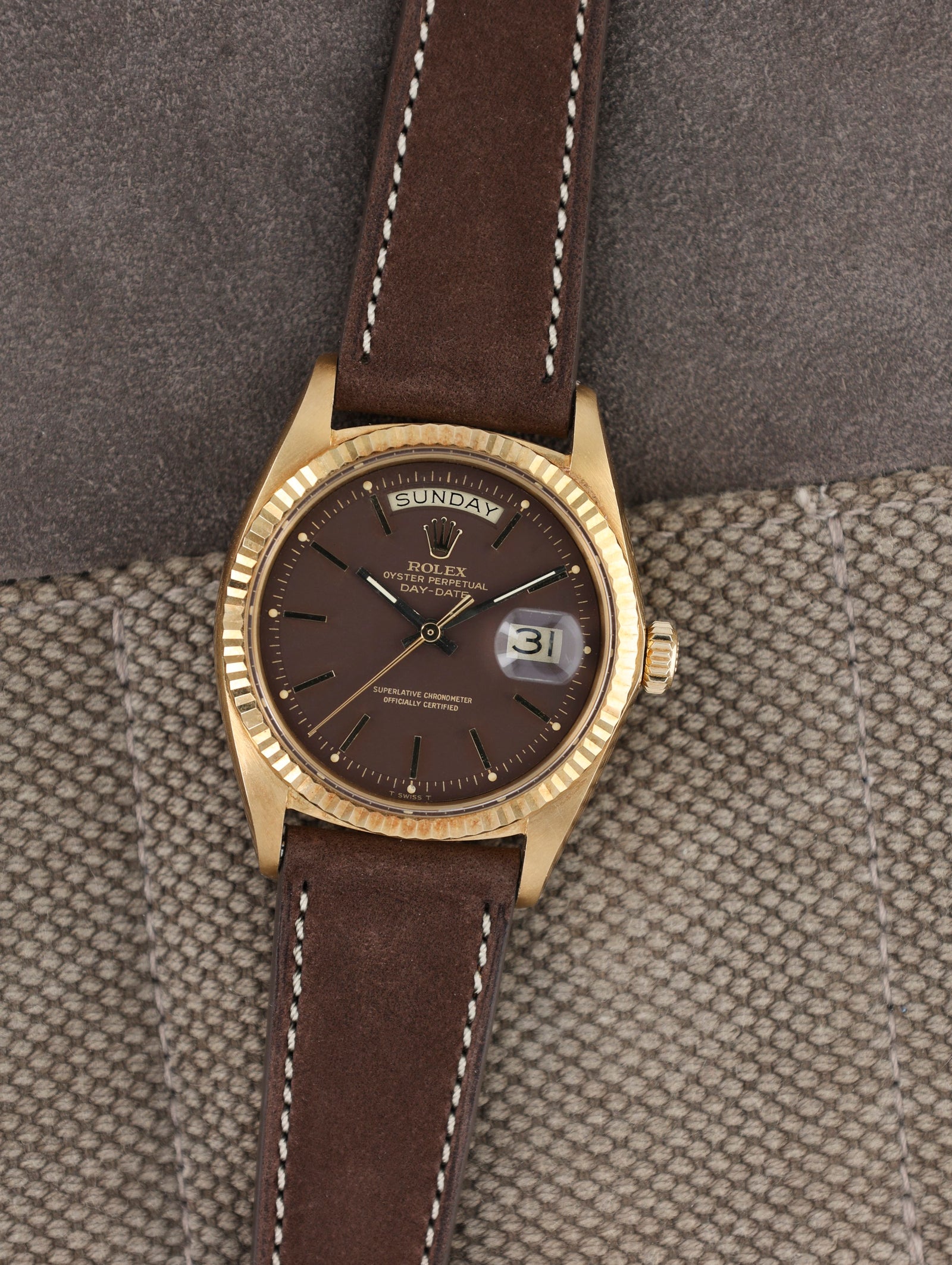 'Roche' Molequin x Oliver and Clarke 'Nubuck' Watch Strap