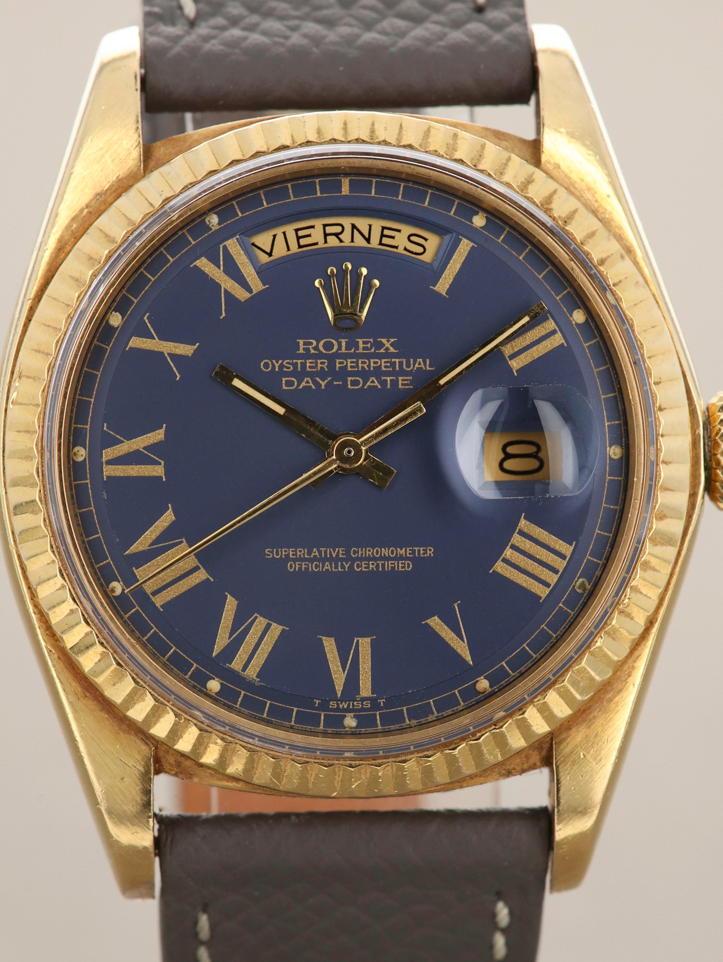 Rolex Day-Date Ref. 1803 Blue Buckley