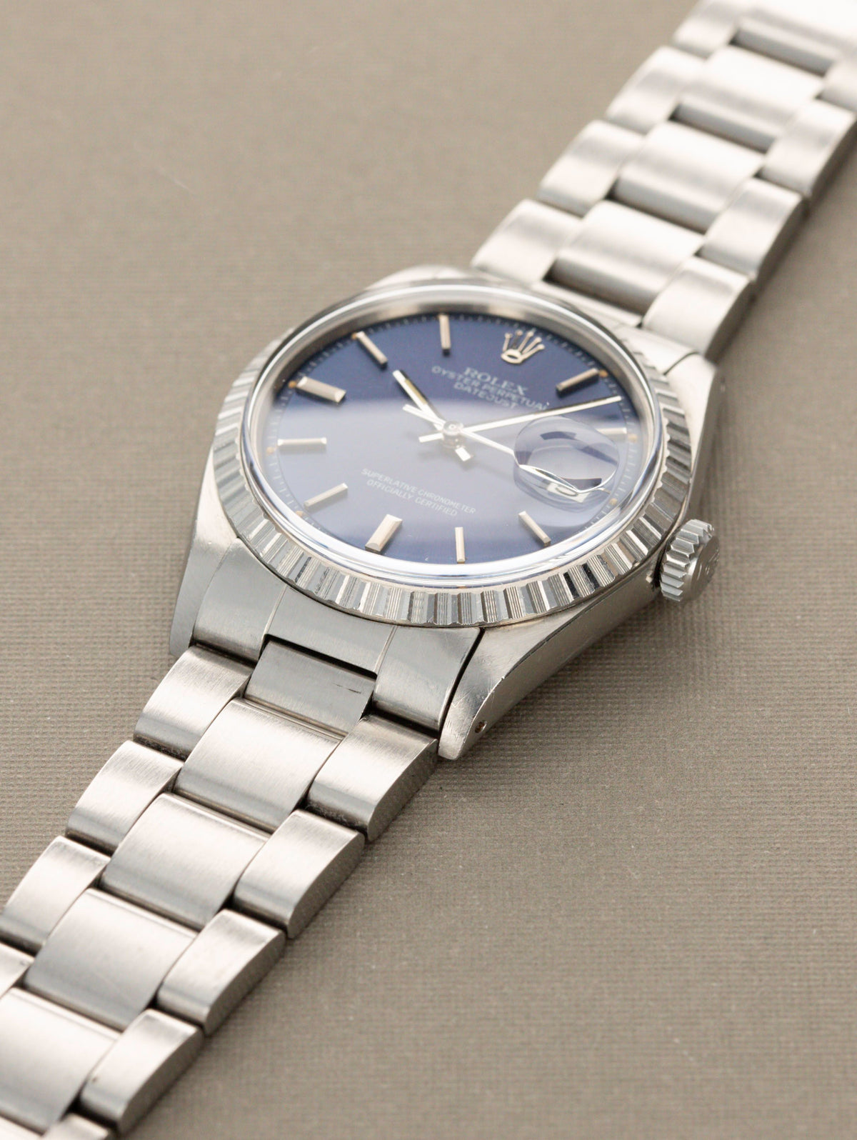 Rolex Datejust Ref. 1603 - Blue Sunburst Sigma Dial